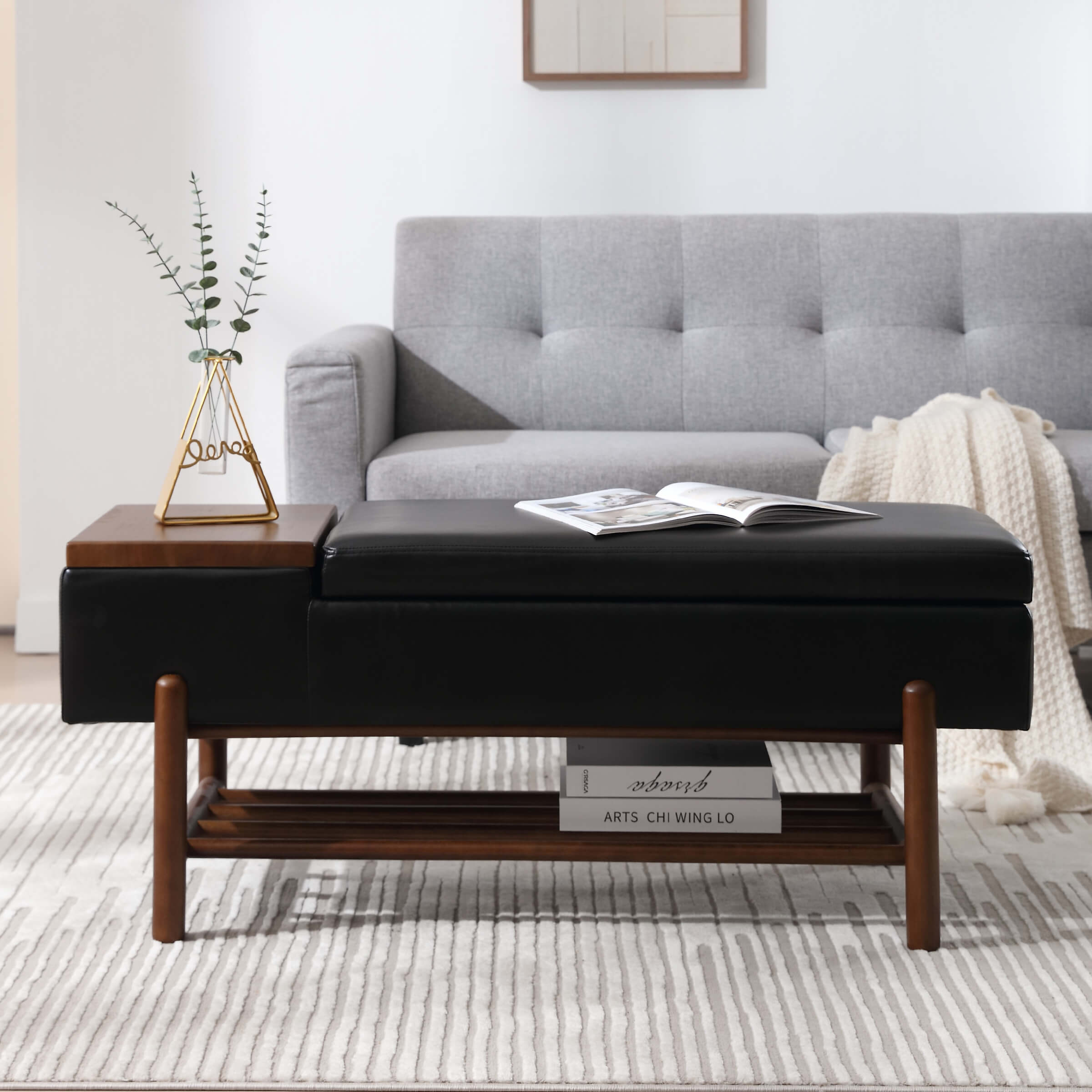 EALSON Modern Storage End of Bench - 2541BH