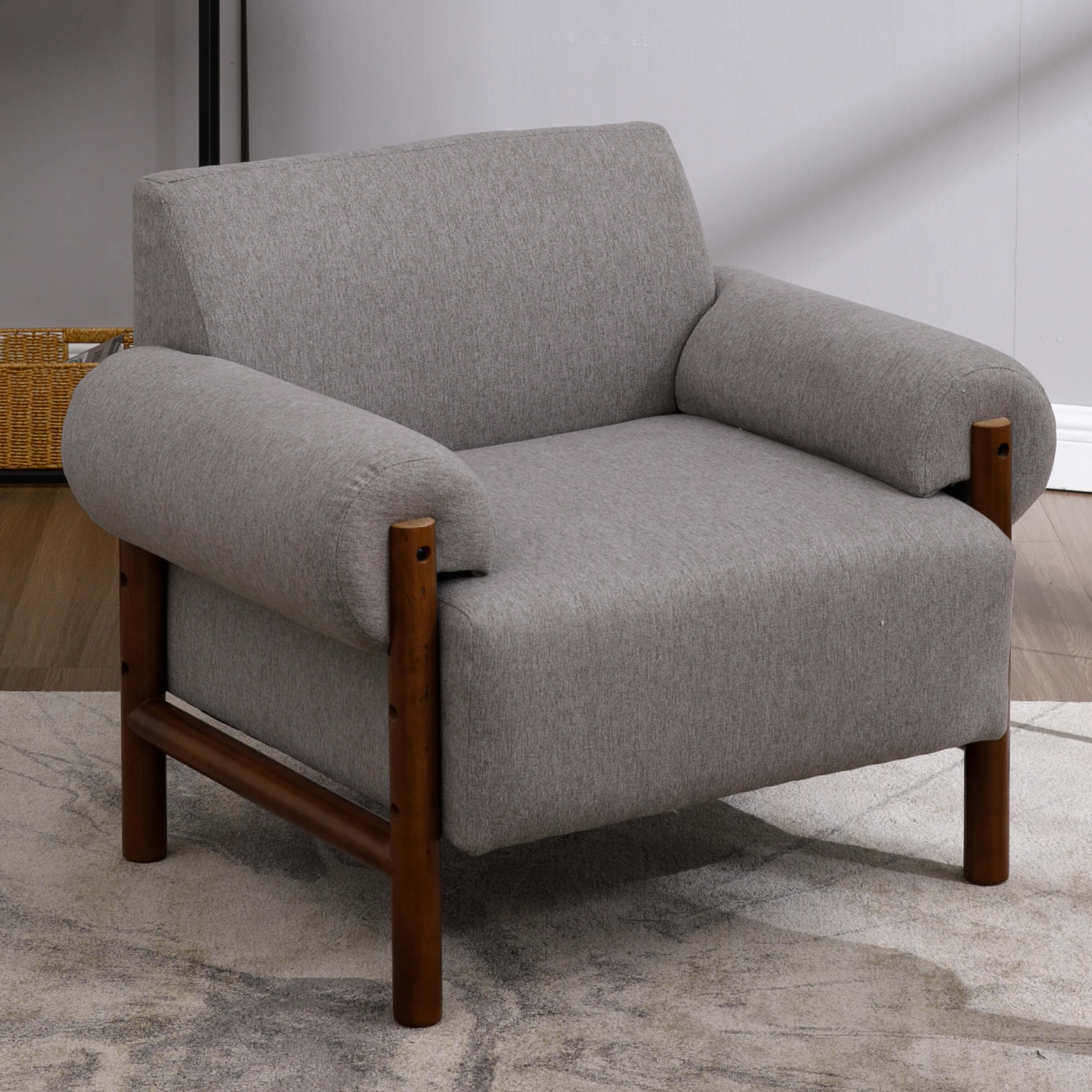 EALSON Wooden Legs Accent Chair 1 PCS - 2318AC
