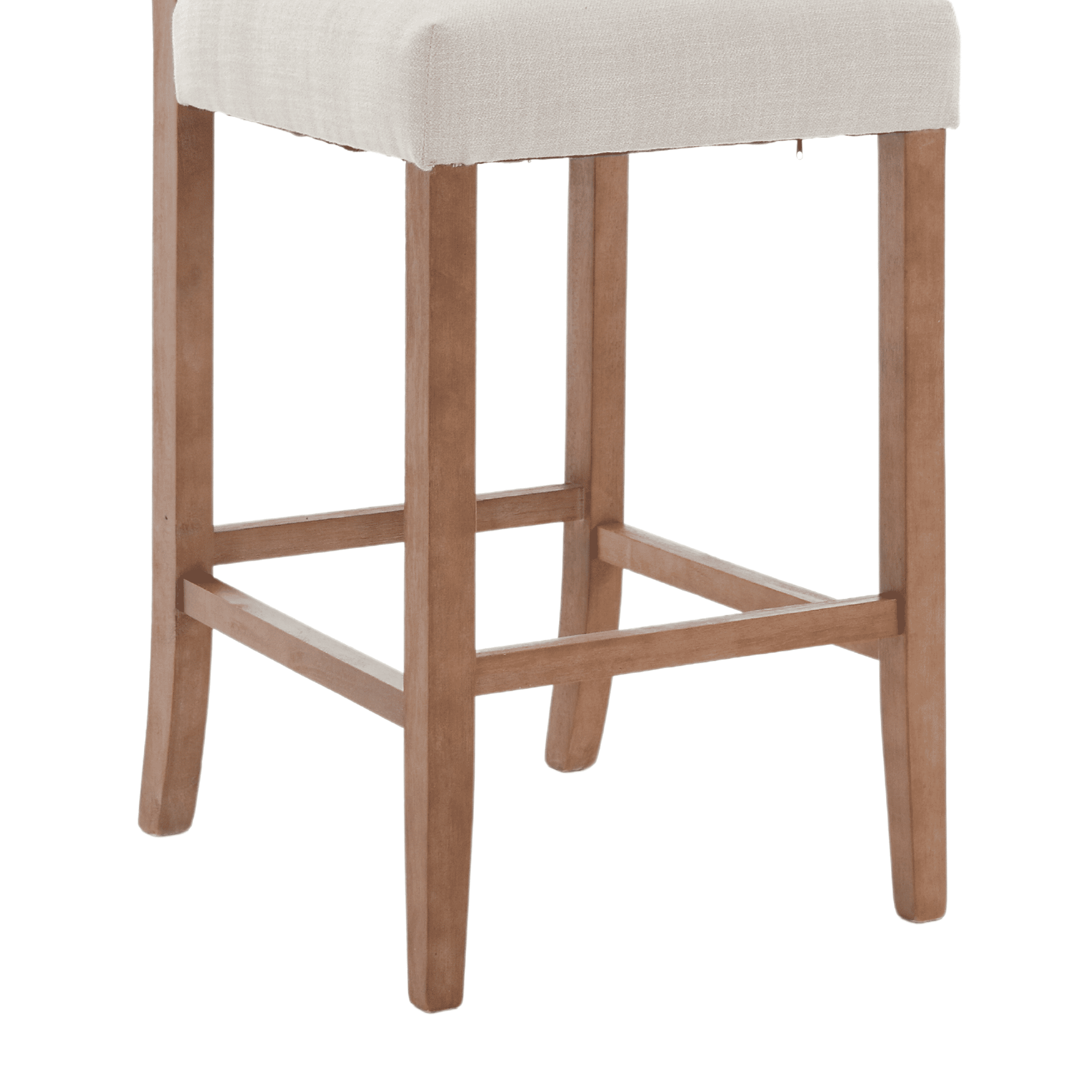 CIMOTA 26.5"H & 30.2"H Farmhouse Rattan Counter Stools Set of 2 - 5739