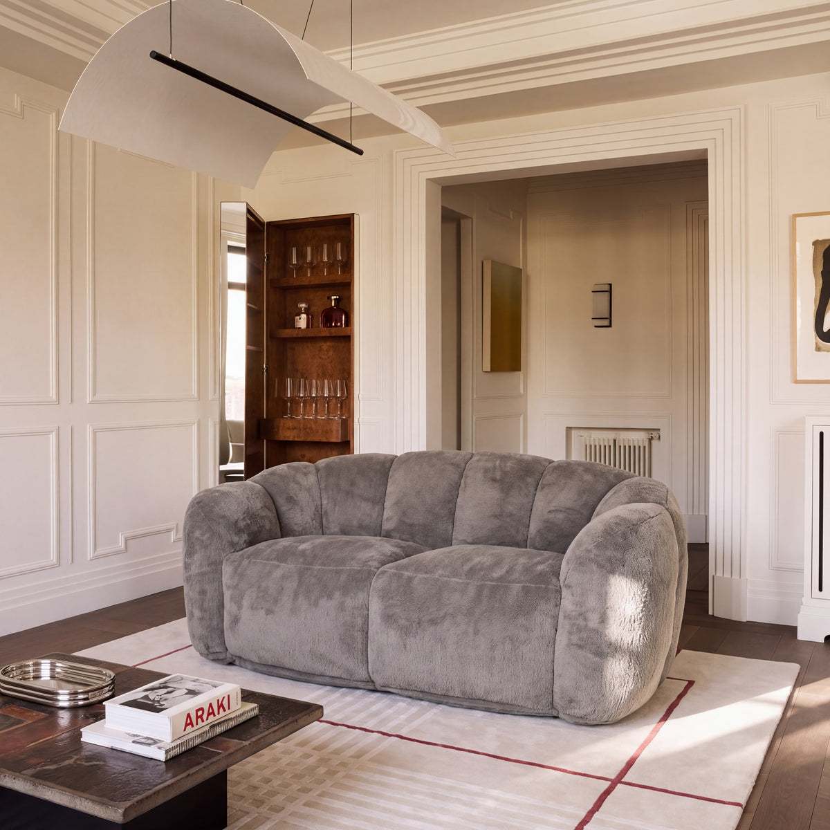 Faux Fur Bean Bag Floor Lazy Sofa