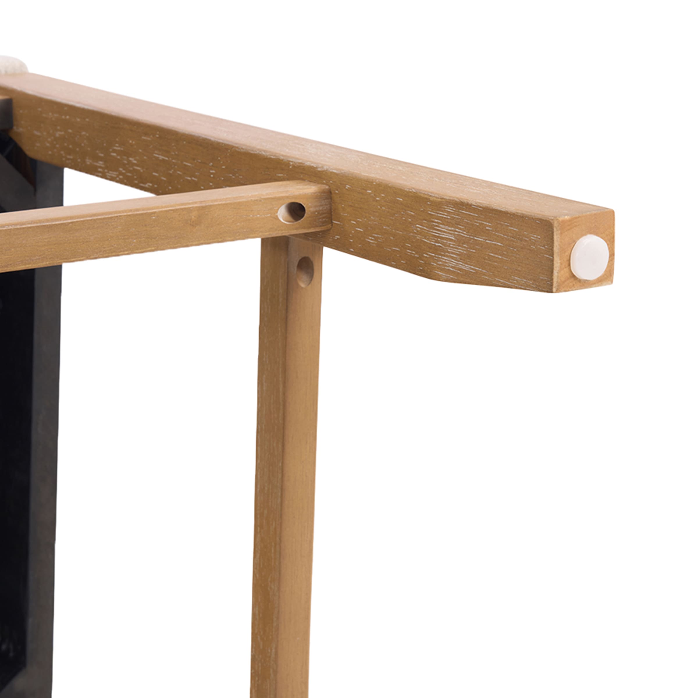 Janoray 25”H Wood Armless Counter Stools Set of 2 - 2108CS