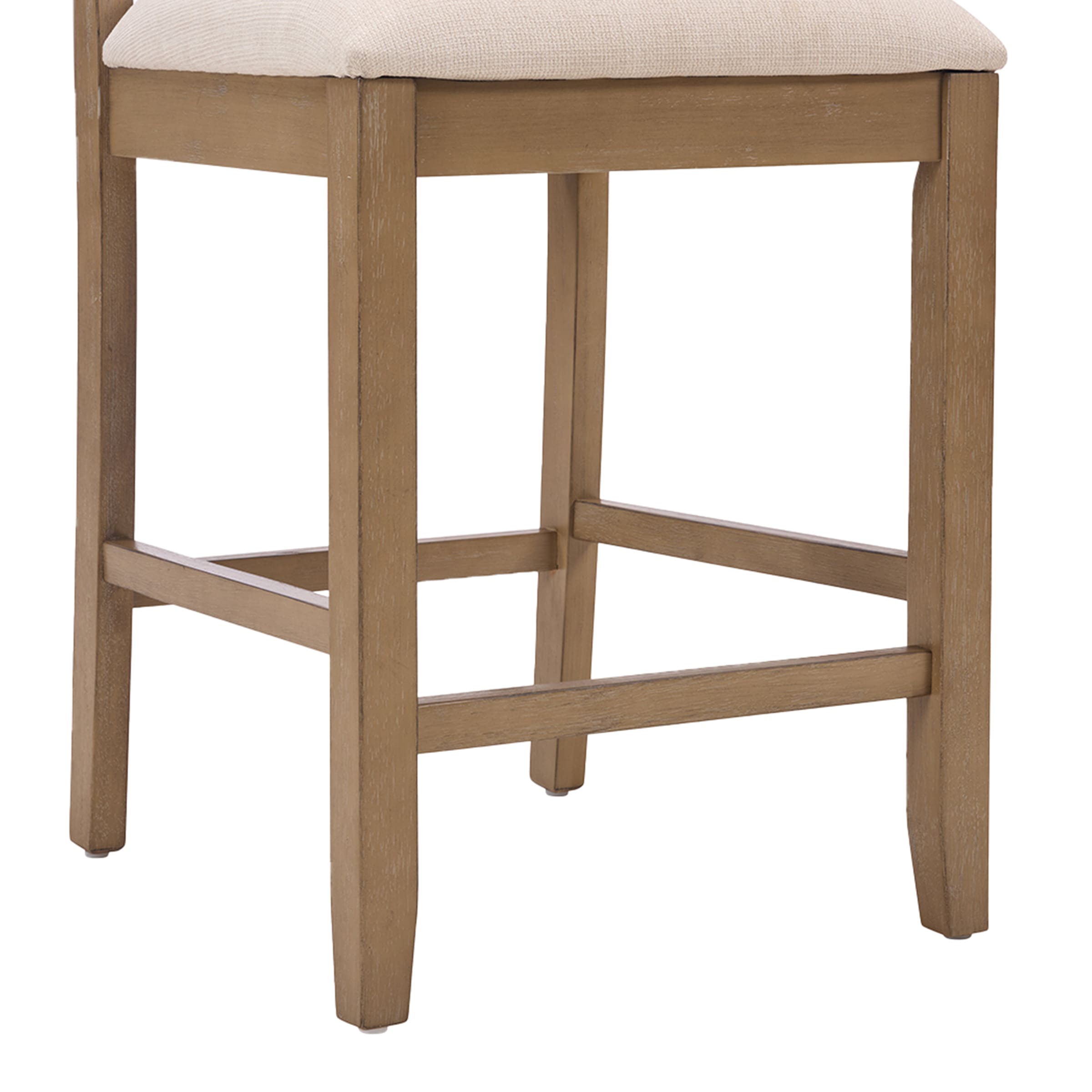 Janoray 25”H Wood Armless Counter Stools Set of 2 - 2108CS
