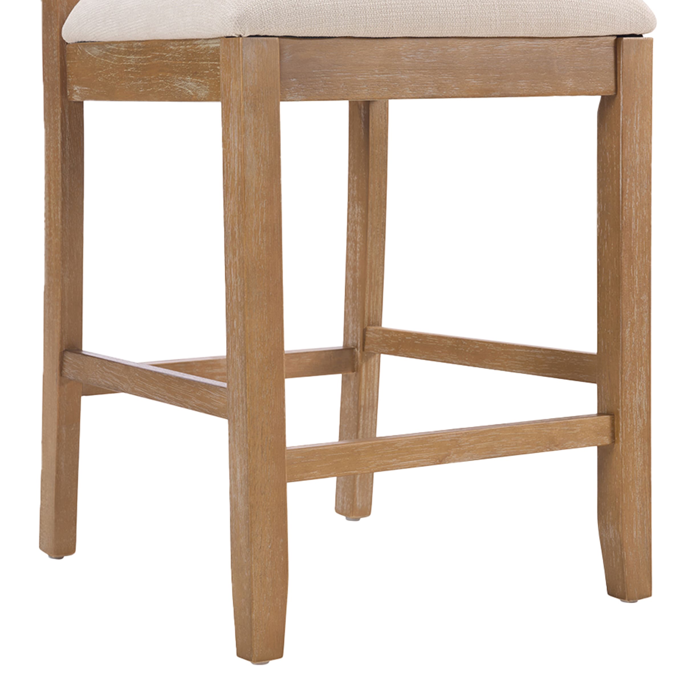 Janoray 25”H Wood Armless Counter Stools Set of 2 - 2108CS
