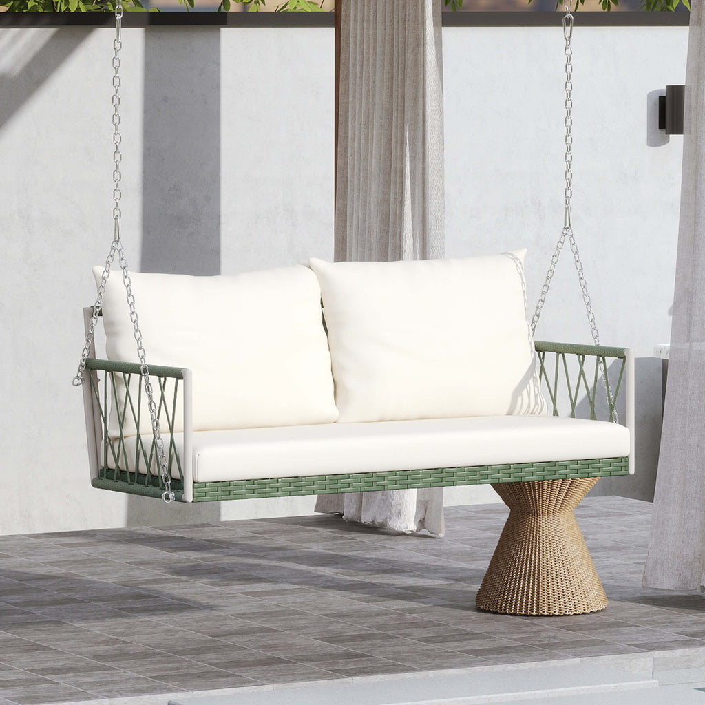 Janoray 2 Person Modern Patio Hanging Swing - 20702HS