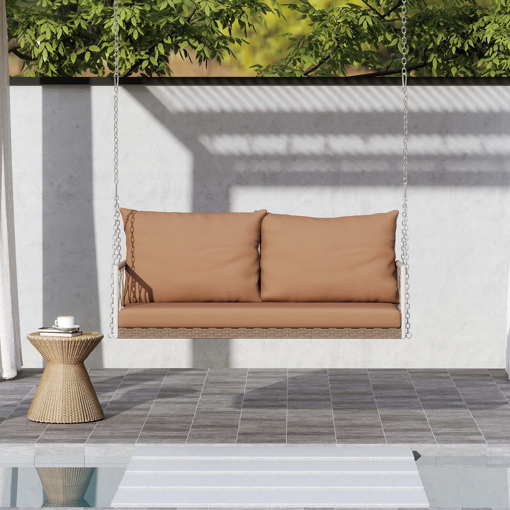 Janoray 2 Person Modern Patio Hanging Swing - 20702HS