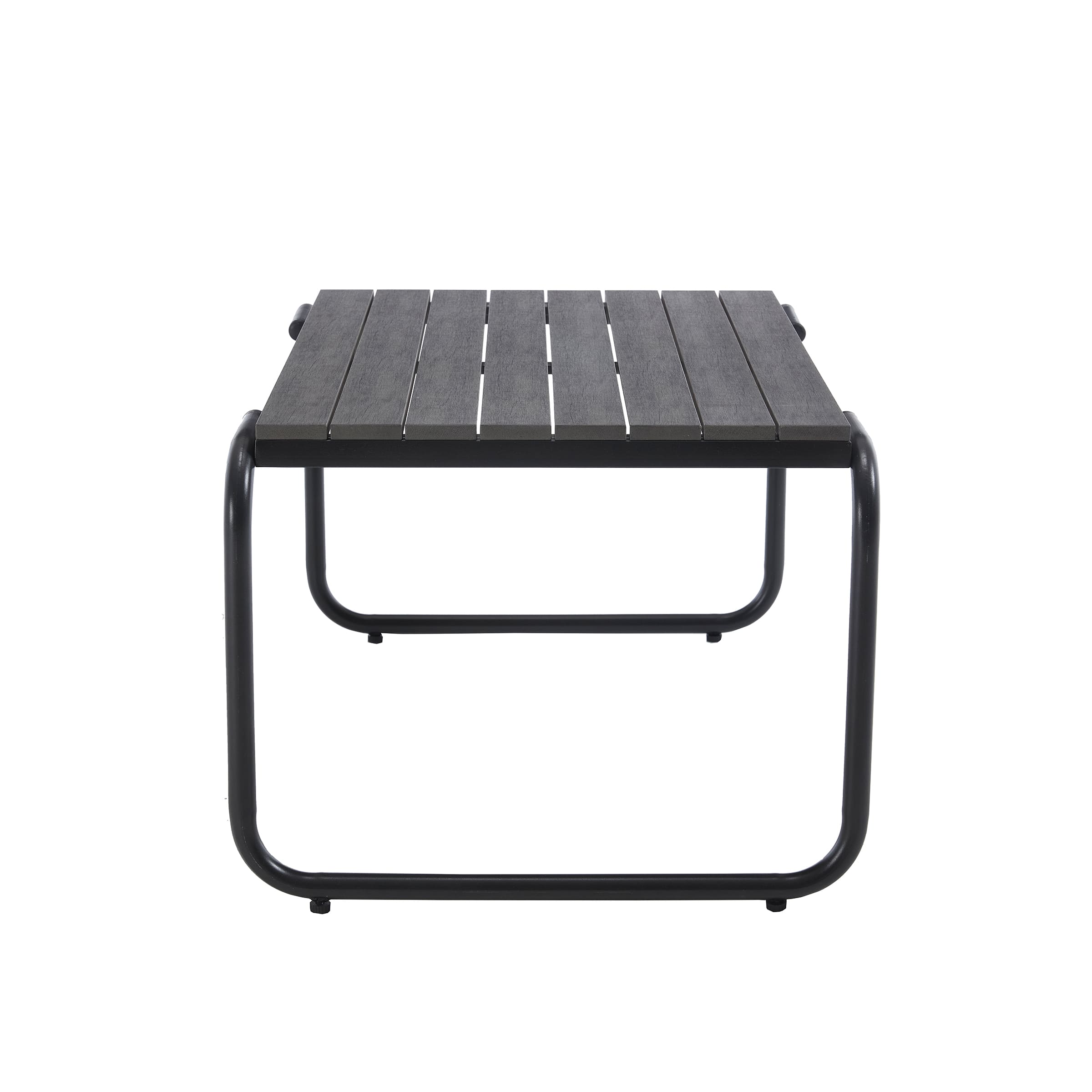 Small table with slatted top