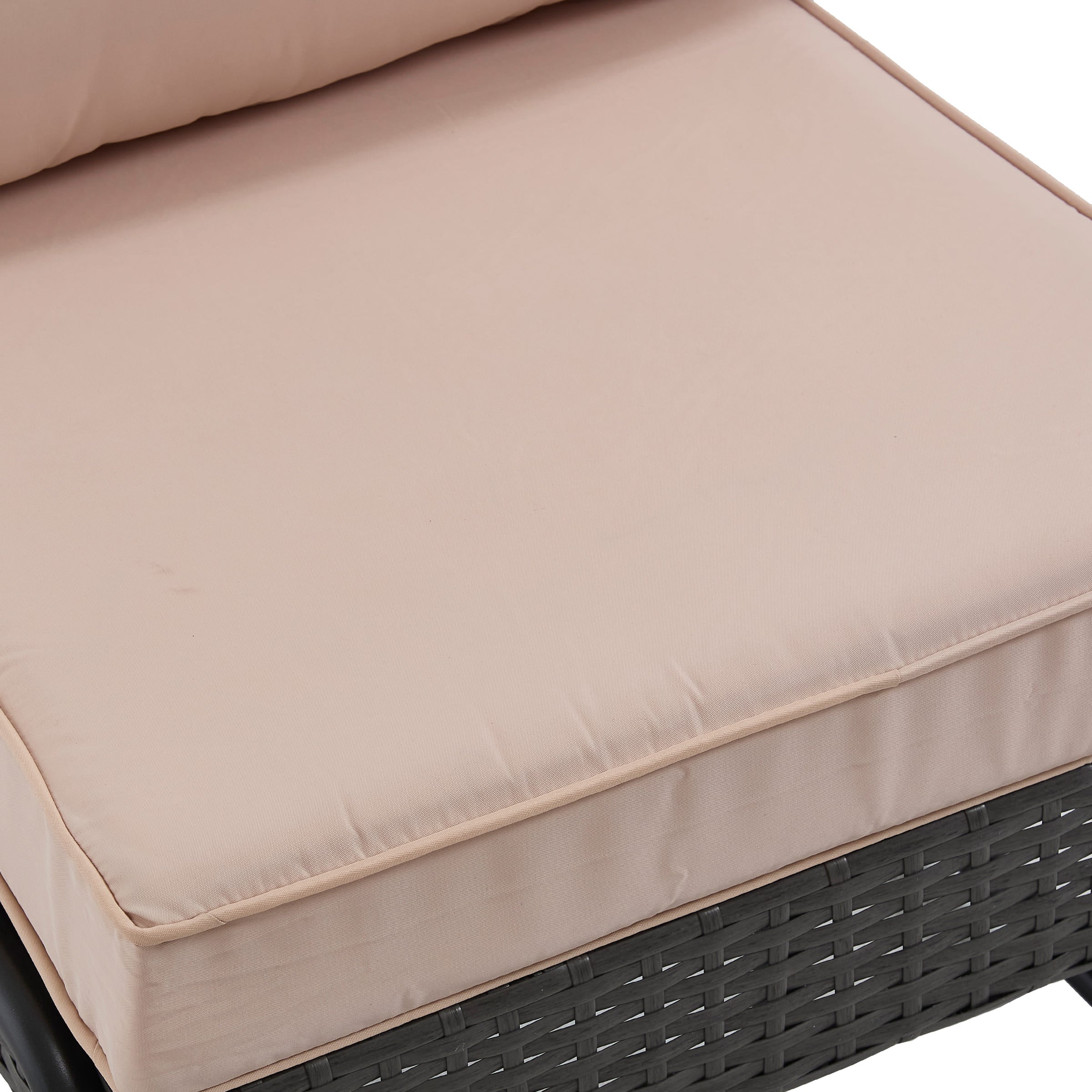 Beige cushion close-up