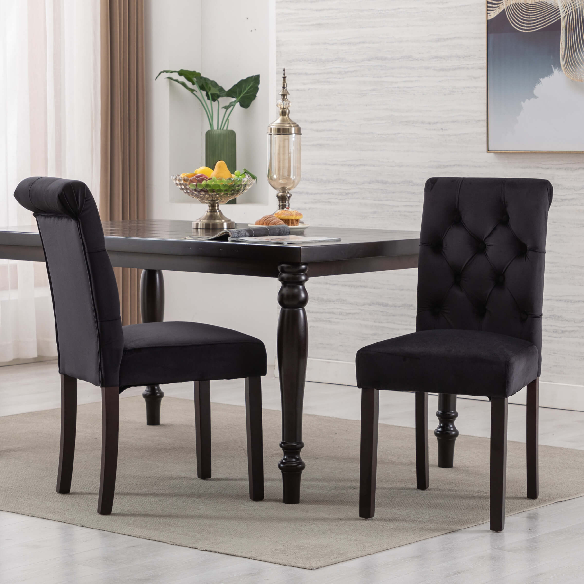 Janoray Armless Dining Chairs Set of 2 - 7076DC