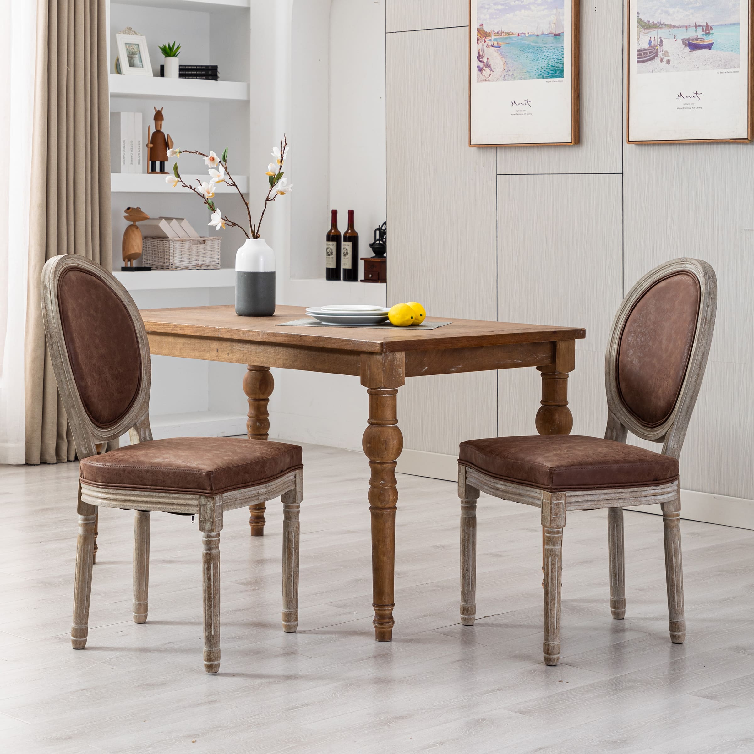 Janoray Classic French Dining Chairs Set of 2 - 7105DC & 7106DC