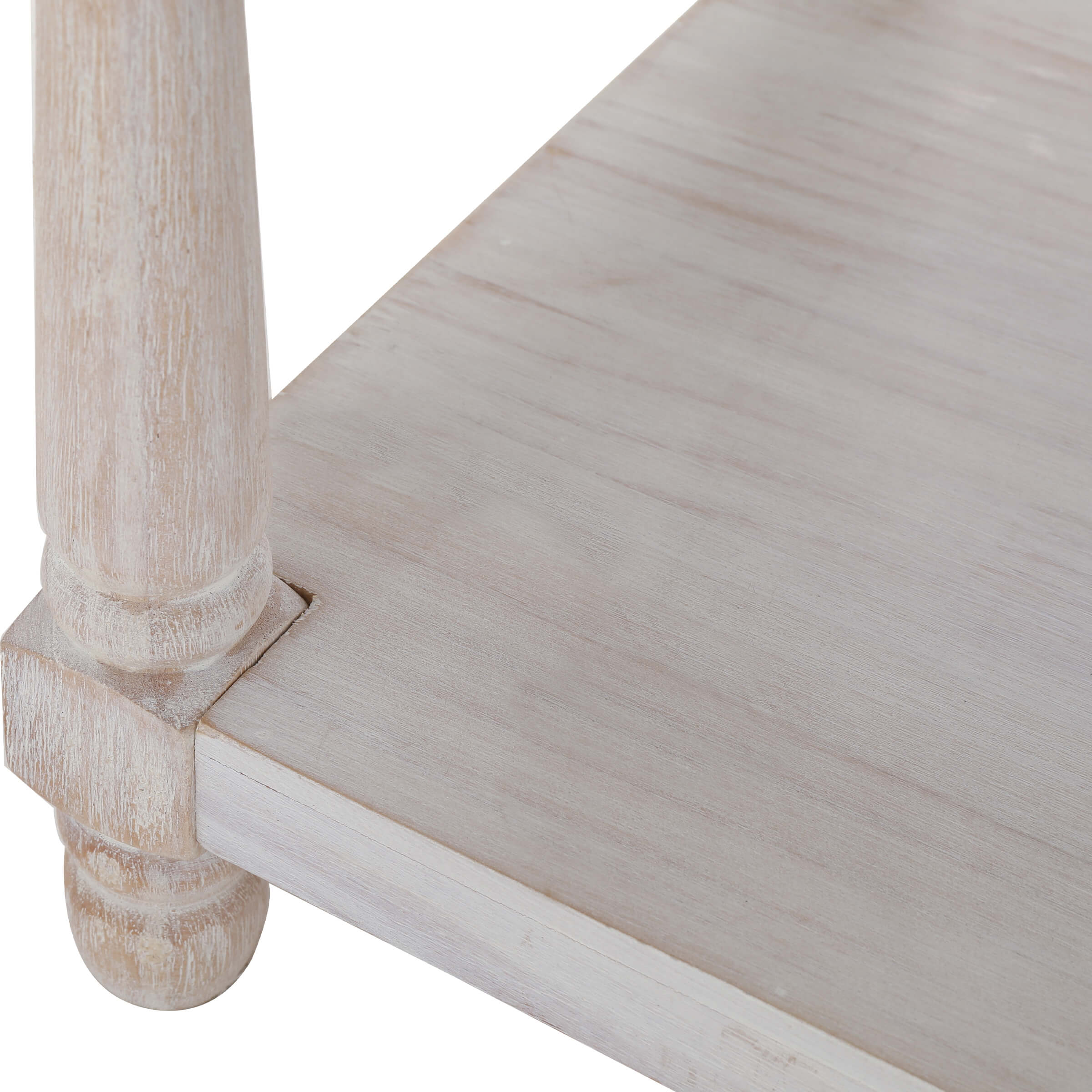 Shelf and leg joint corner