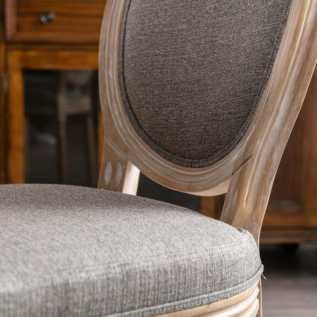 Kmax Fabric Wood Legs Dining Bench - 7537BH