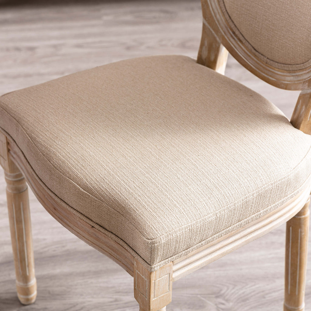 Kmax Fabric Wood Legs Dining Bench - 7537BH