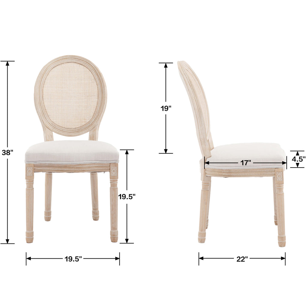 Kmax Fabric Wood Legs Dining Bench - 7537BH
