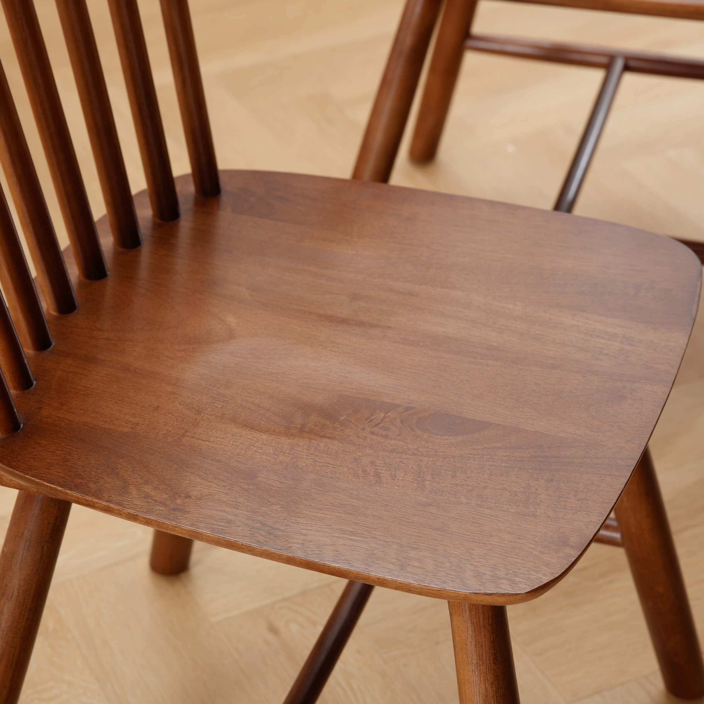 Mid Century Wood Spindle Back Windsor Dining Chairs - DC03DC | CHAIRUS