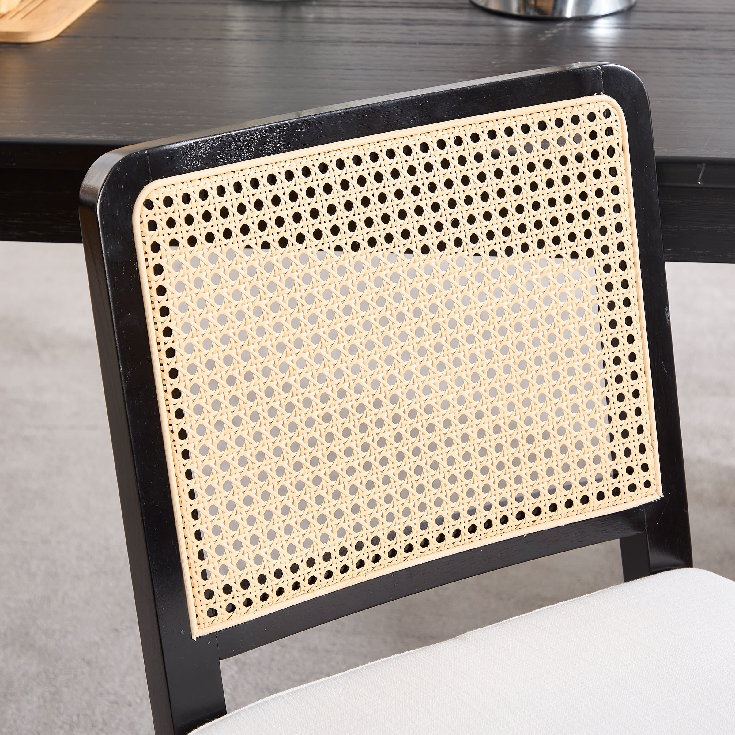 RattanaS です！ Rattan Back Dining Chairs Set of 2 - 3233DC