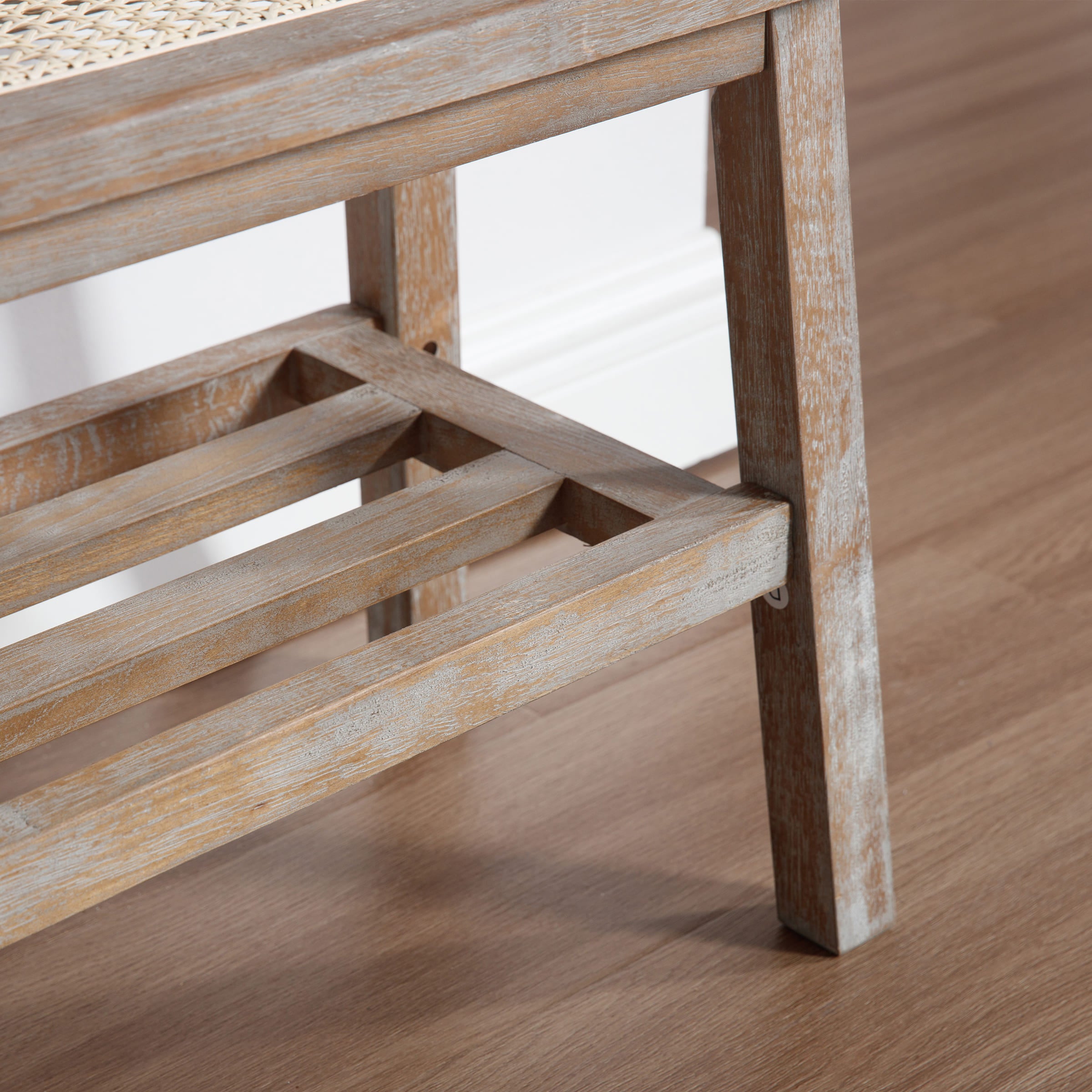 Janoray Wicker Rattan Entryway Bench - 23912BH