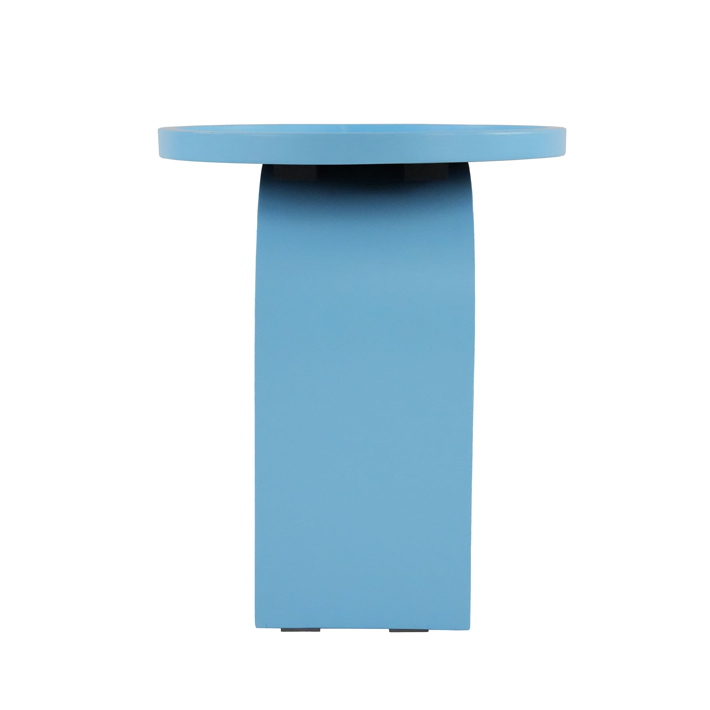 Kmax 17.7”W Modern Round Side Table - 00023ST