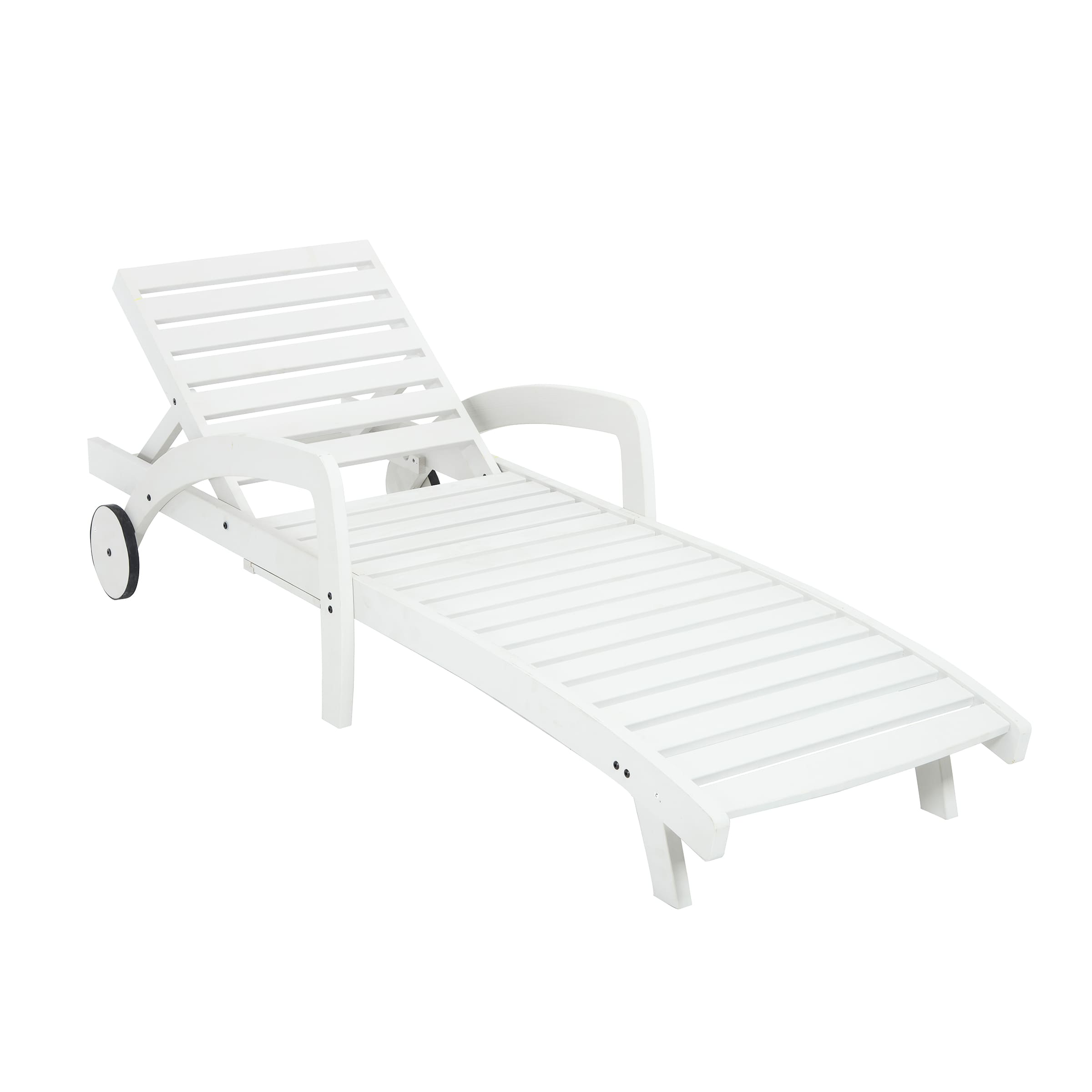 Kmax Adjustable Wood Reclining Lounge Chair - 2602DB