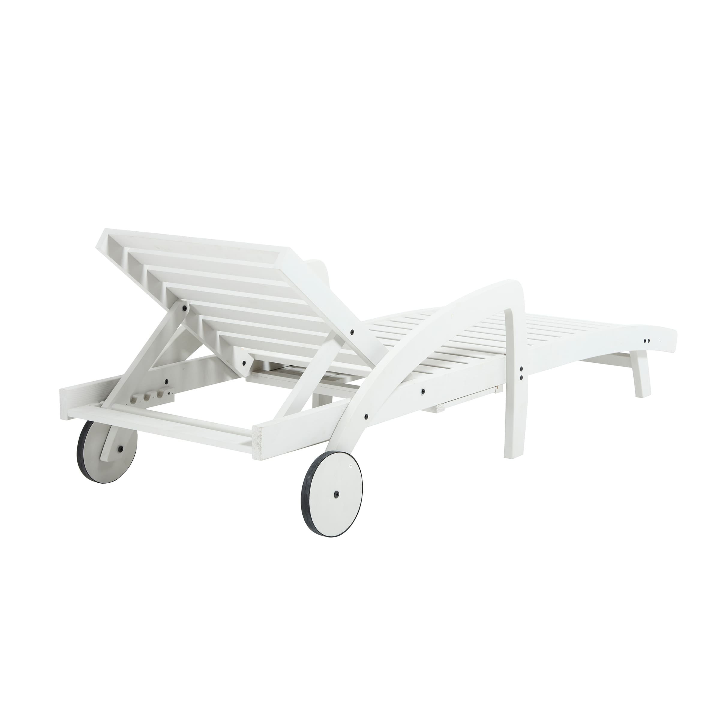 Kmax Adjustable Wood Reclining Lounge Chair - 2602DB