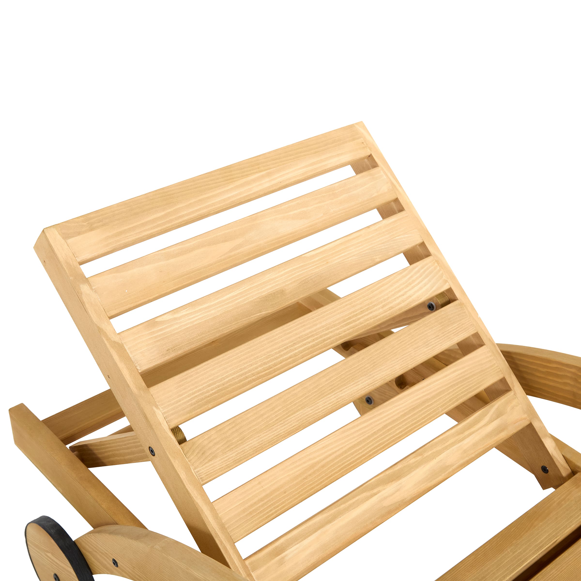 Kmax Adjustable Wood Reclining Lounge Chair - 2602DB
