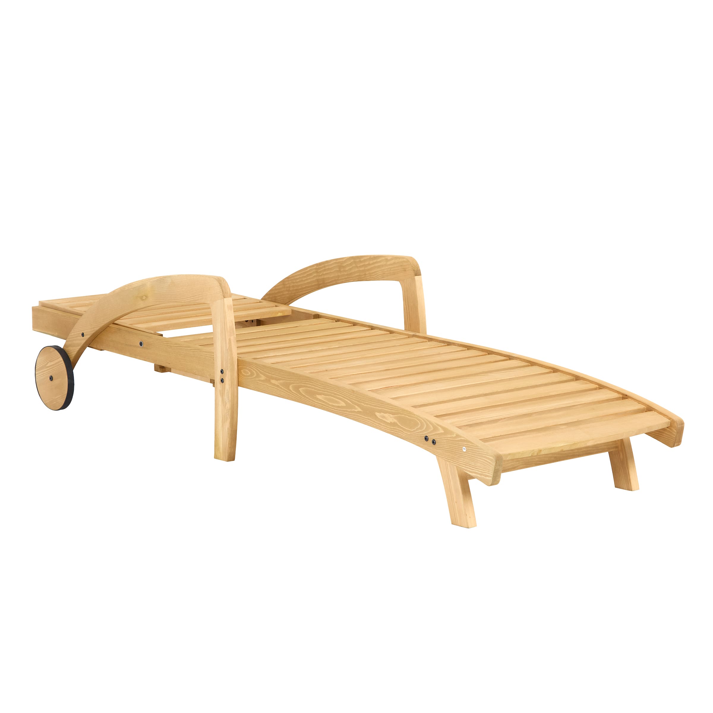 Kmax Adjustable Wood Reclining Lounge Chair - 2602DB
