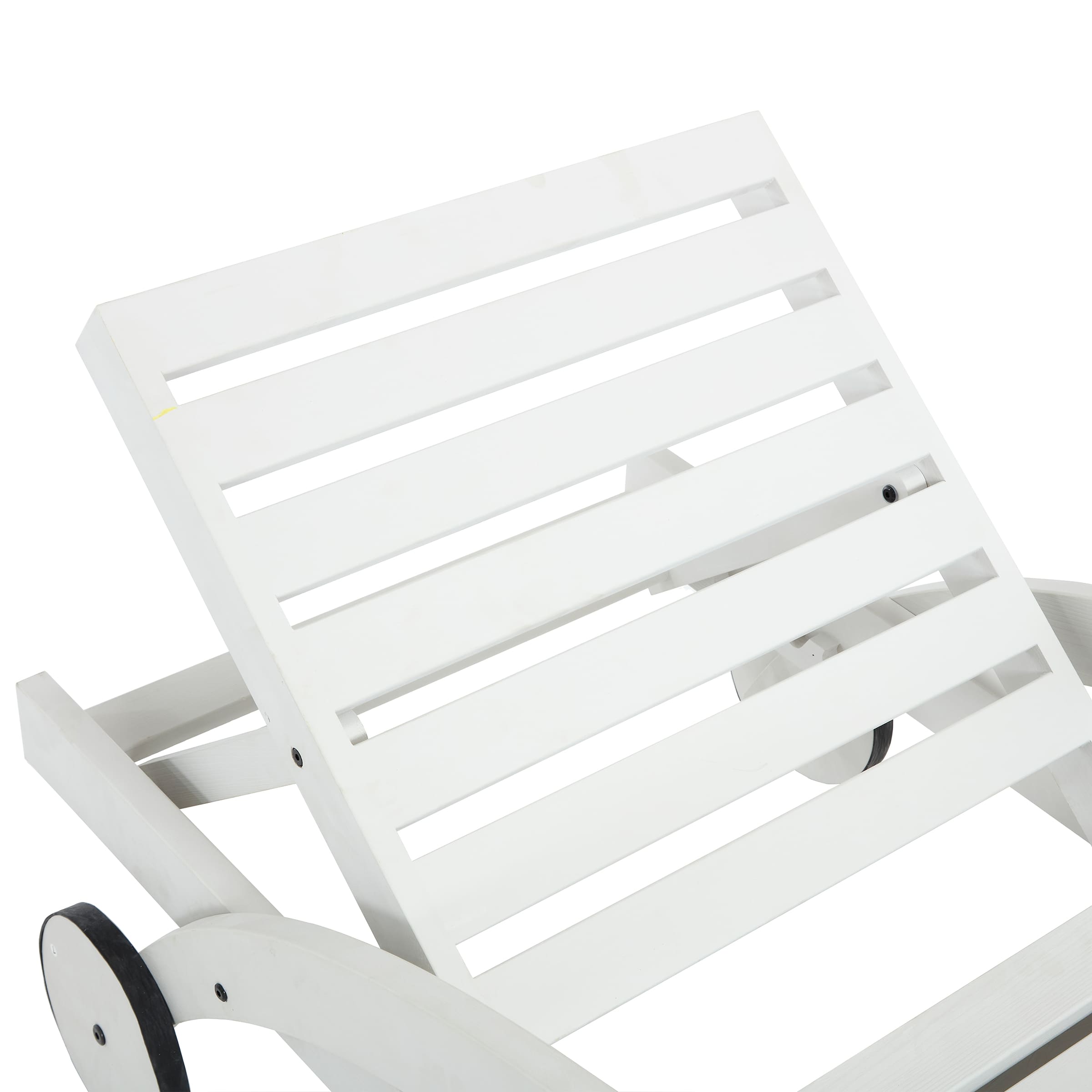 Kmax Adjustable Wood Reclining Lounge Chair - 2602DB