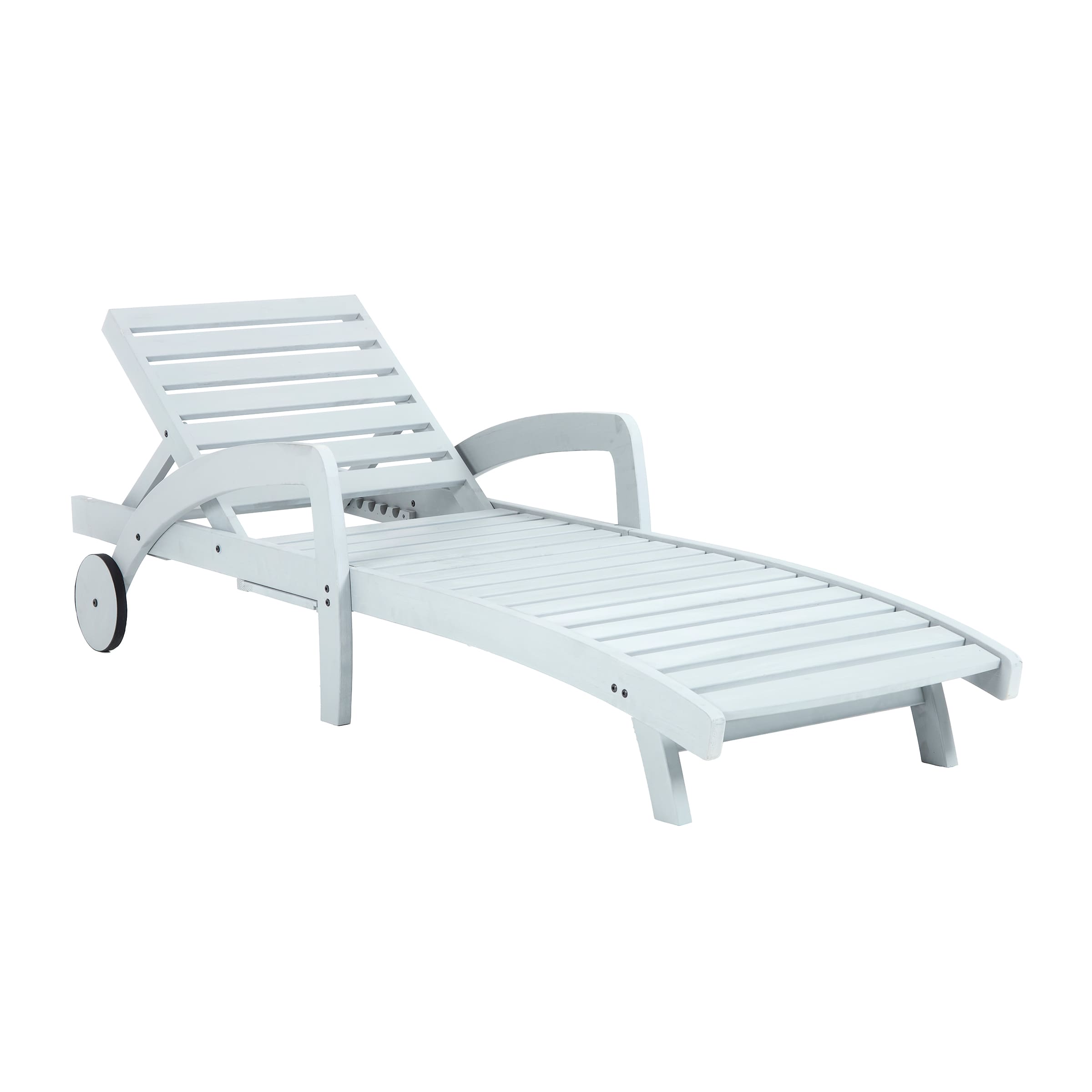 Kmax Adjustable Wood Reclining Lounge Chair - 2602DB