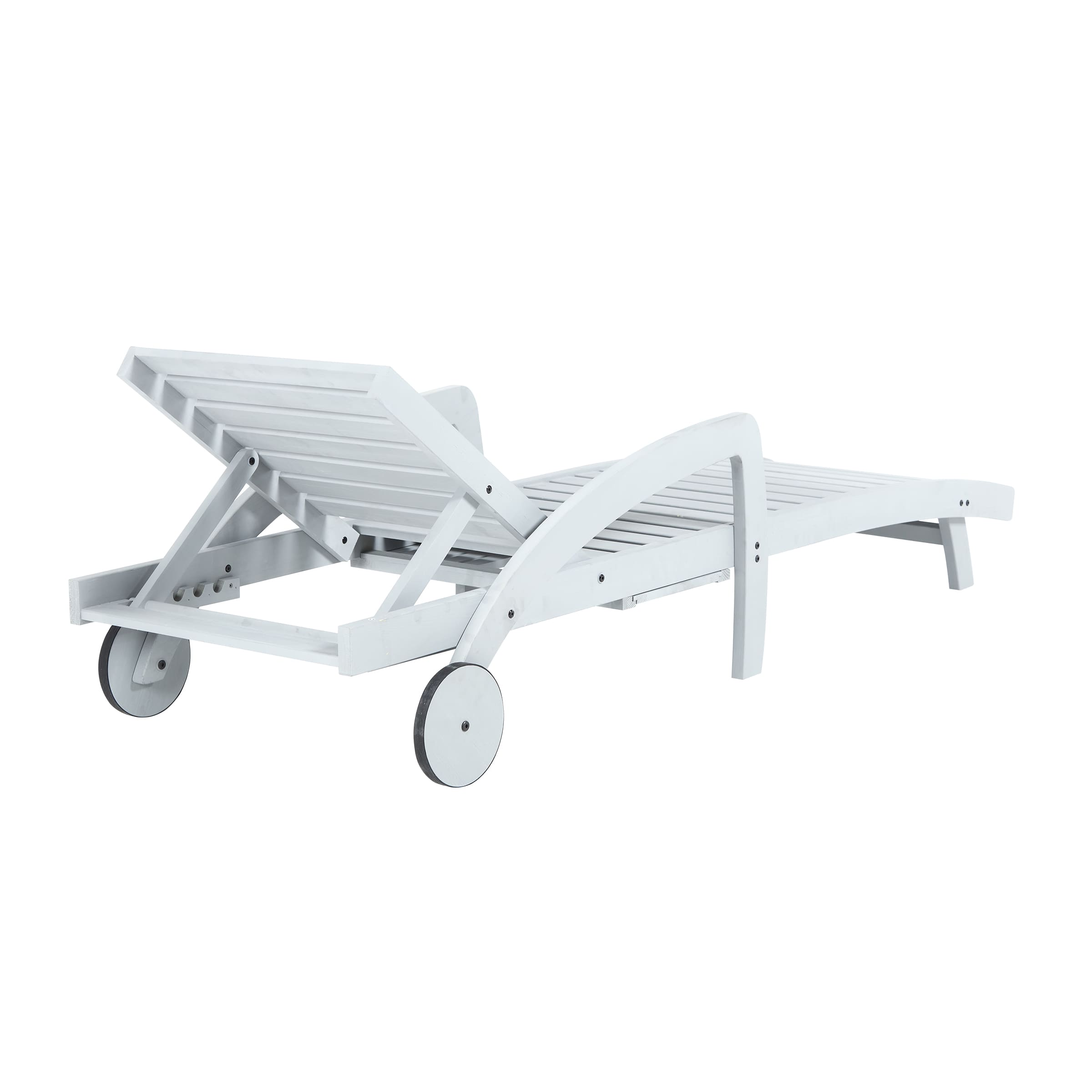 Kmax Adjustable Wood Reclining Lounge Chair - 2602DB