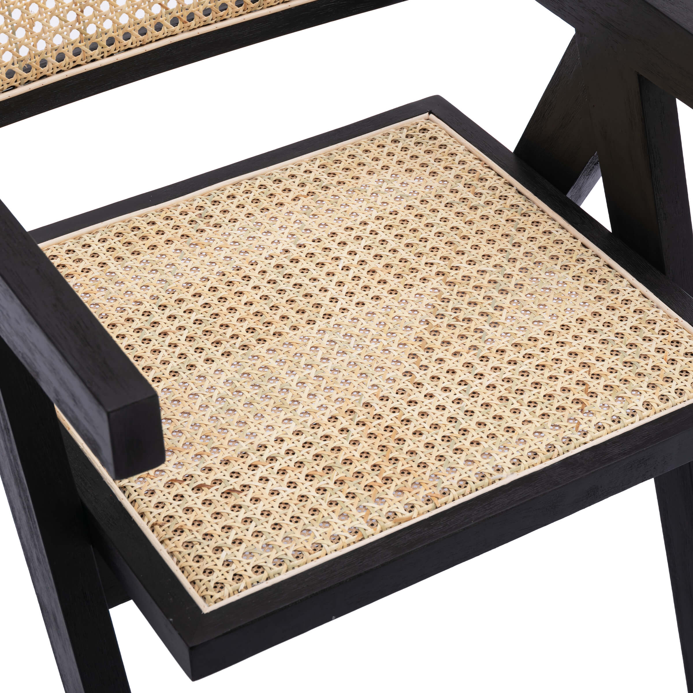 VESCASA Cane Back Dining Chairs Set of 2 - 1844DC