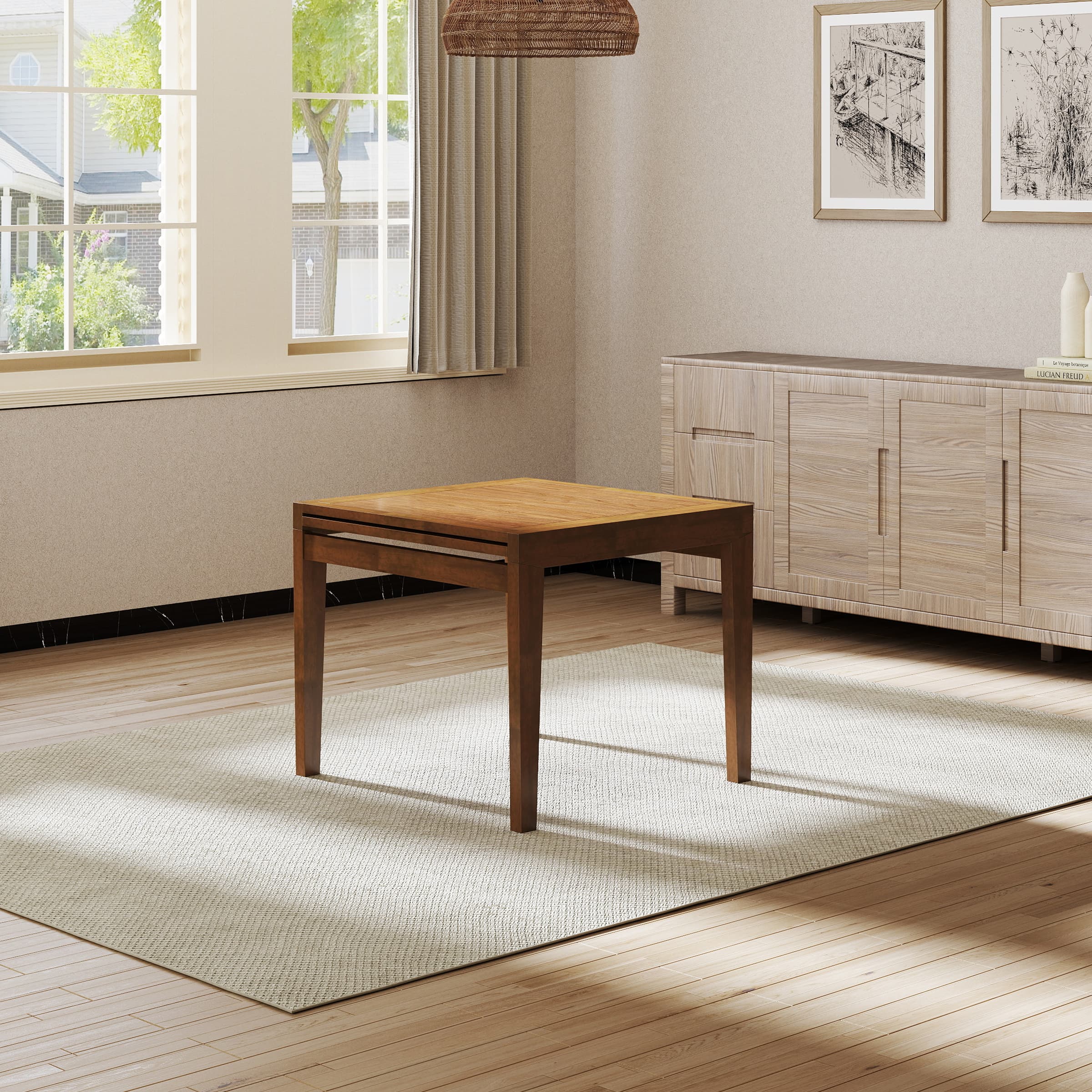 Kmax Extendable Rectangular Dining Table - 19211DT