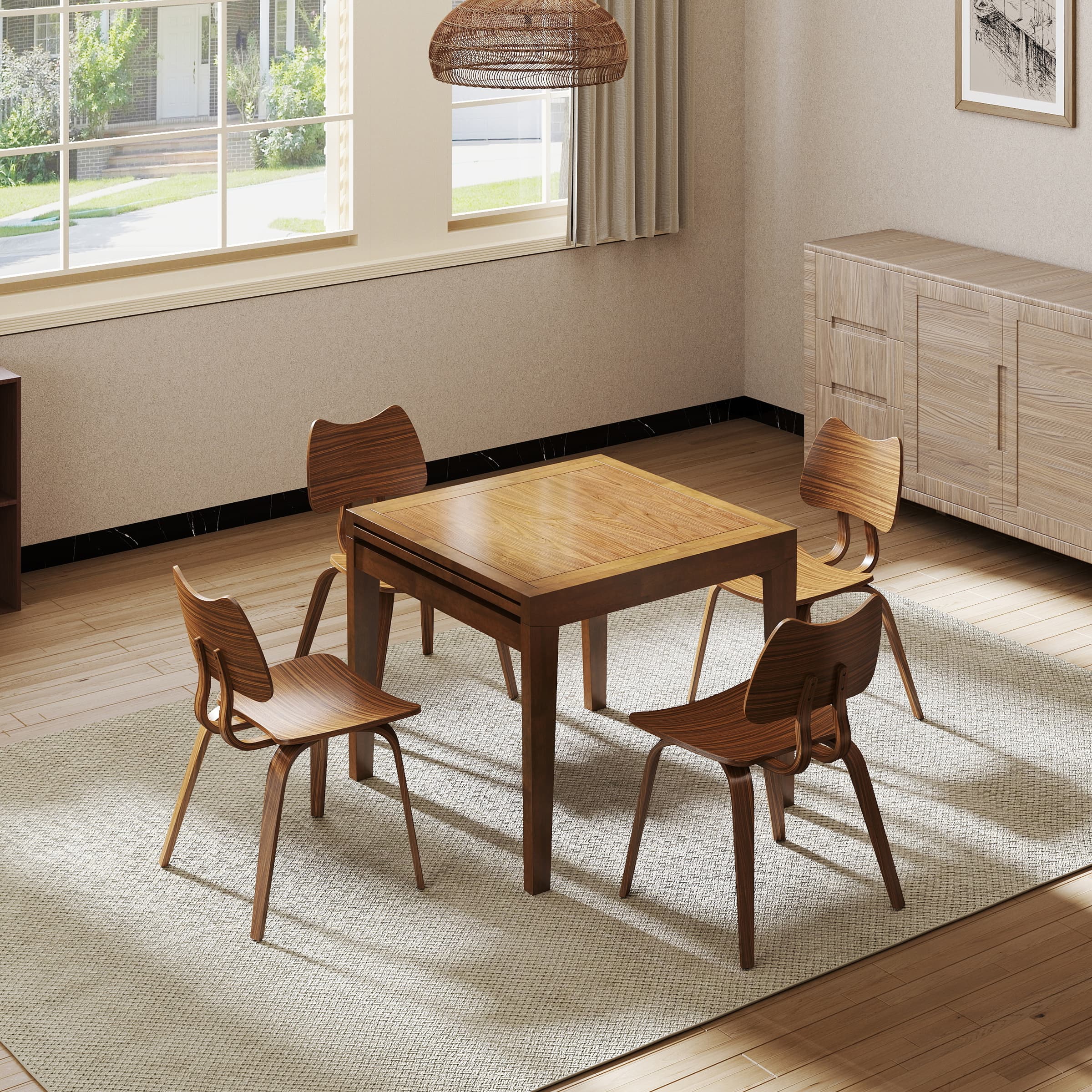 Kmax Extendable Rectangular Dining Table - 19211DT