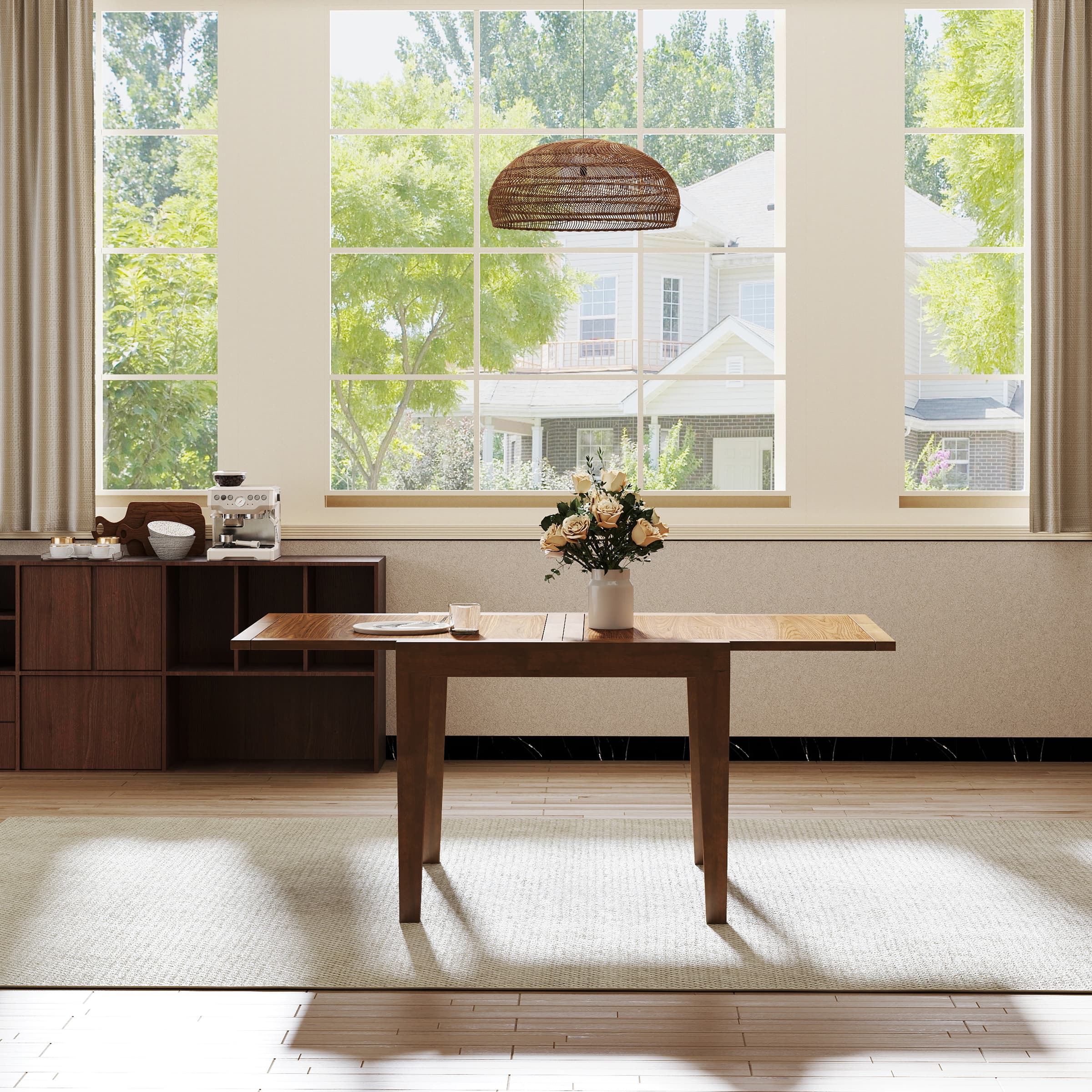 Kmax Extendable Rectangular Dining Table - 19211DT
