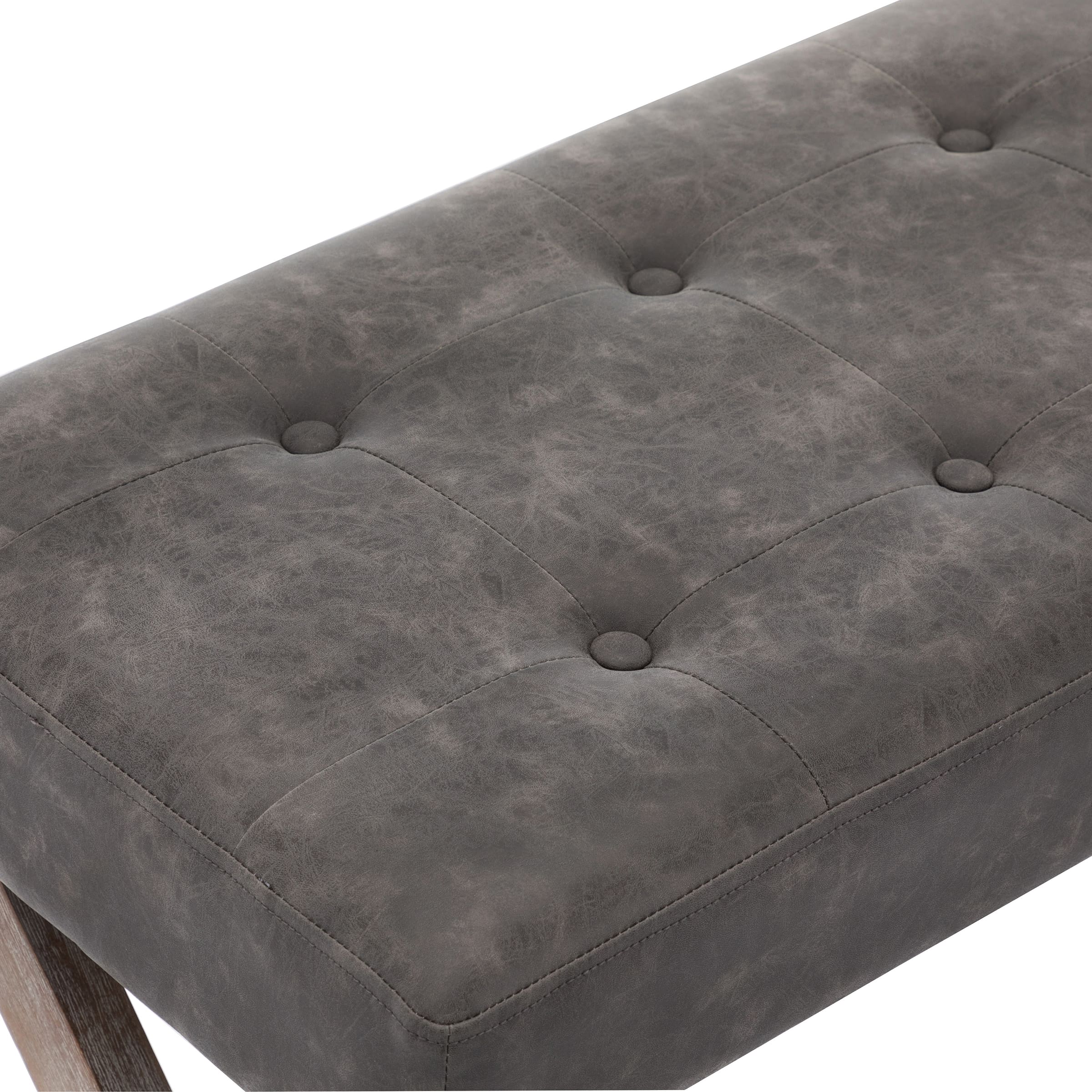 Kmax Fabric Storage Upholstered Entryway Bench - 7868BH
