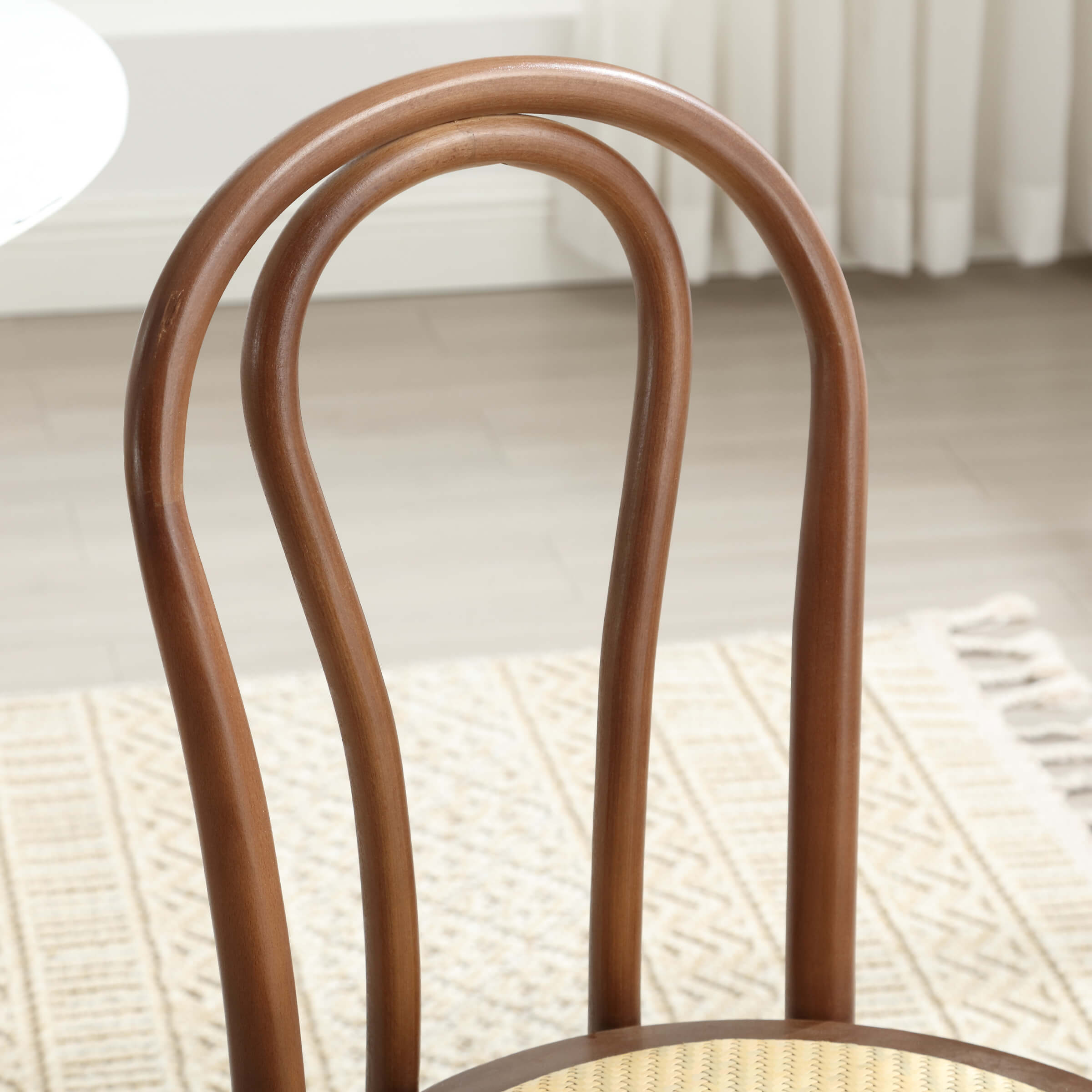 Kmax Thonet No. 14 Bentwood Chair with Cane Seat Dining Chairs Set