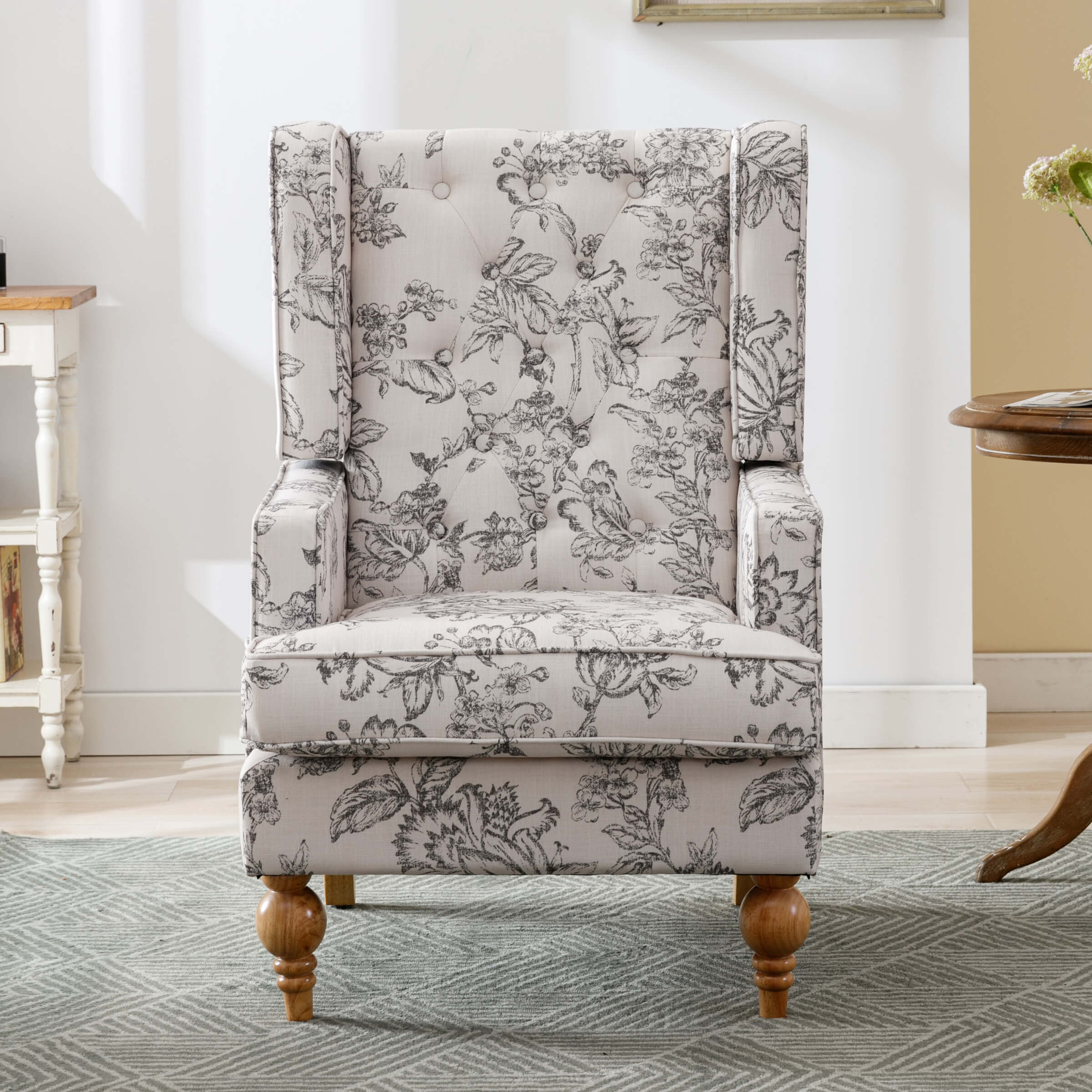 Kmax Tufted Accent Chair 1 PCS - 8144AC