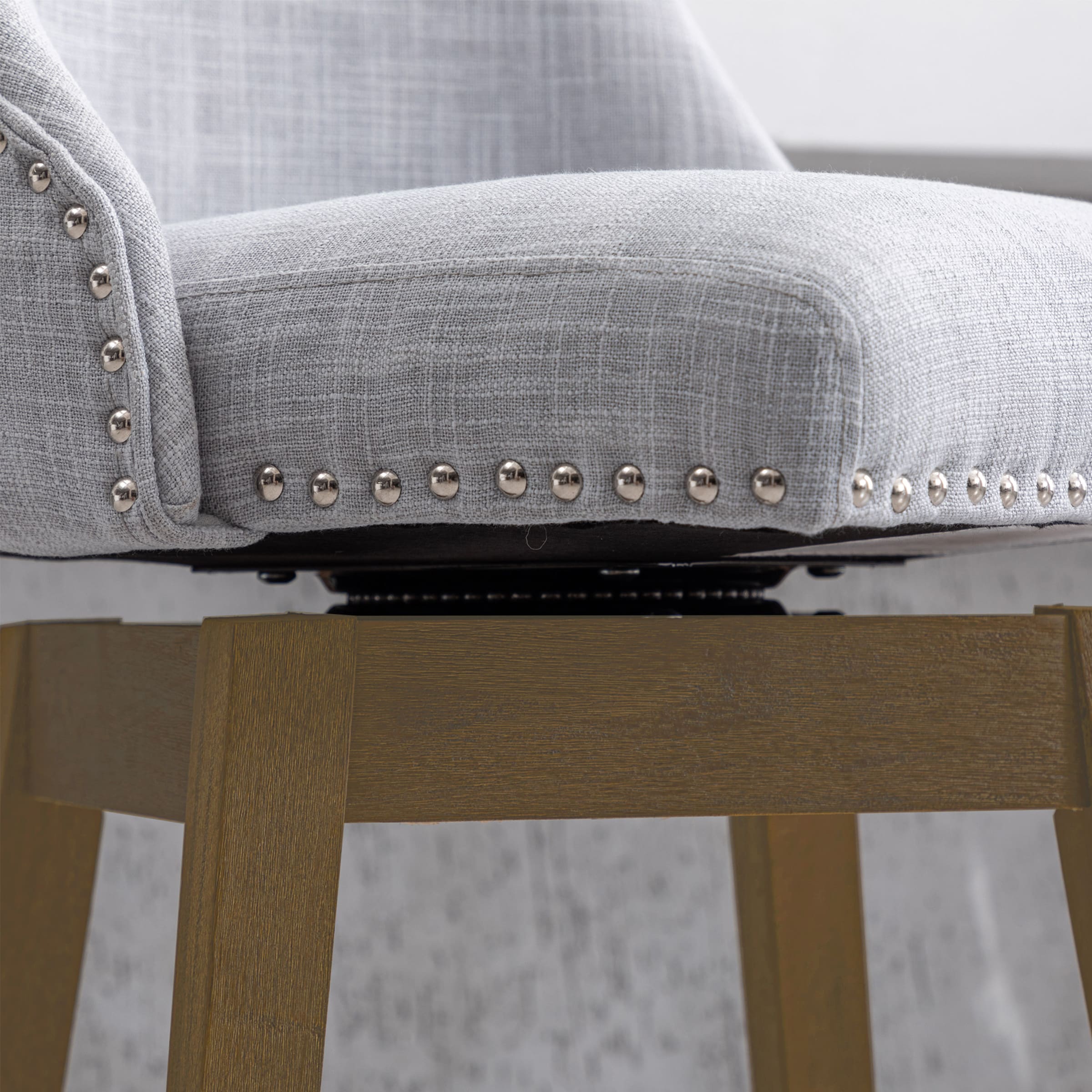 Kmax 27.5"H Mid-Century Counter Swivel Bar Stools - 6017