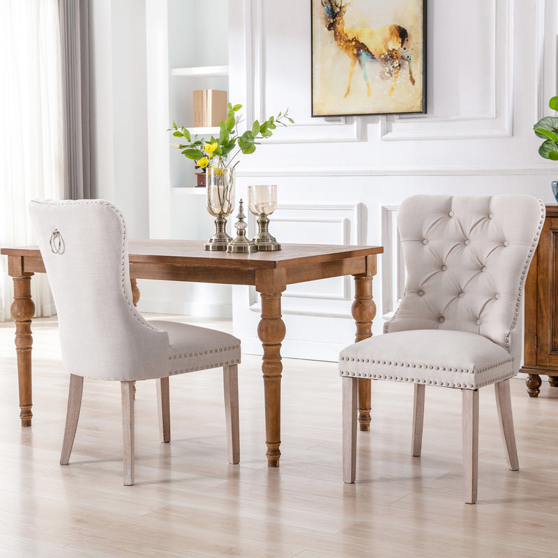 Chairus Tufted Dining Chairs Set of 2 1029R