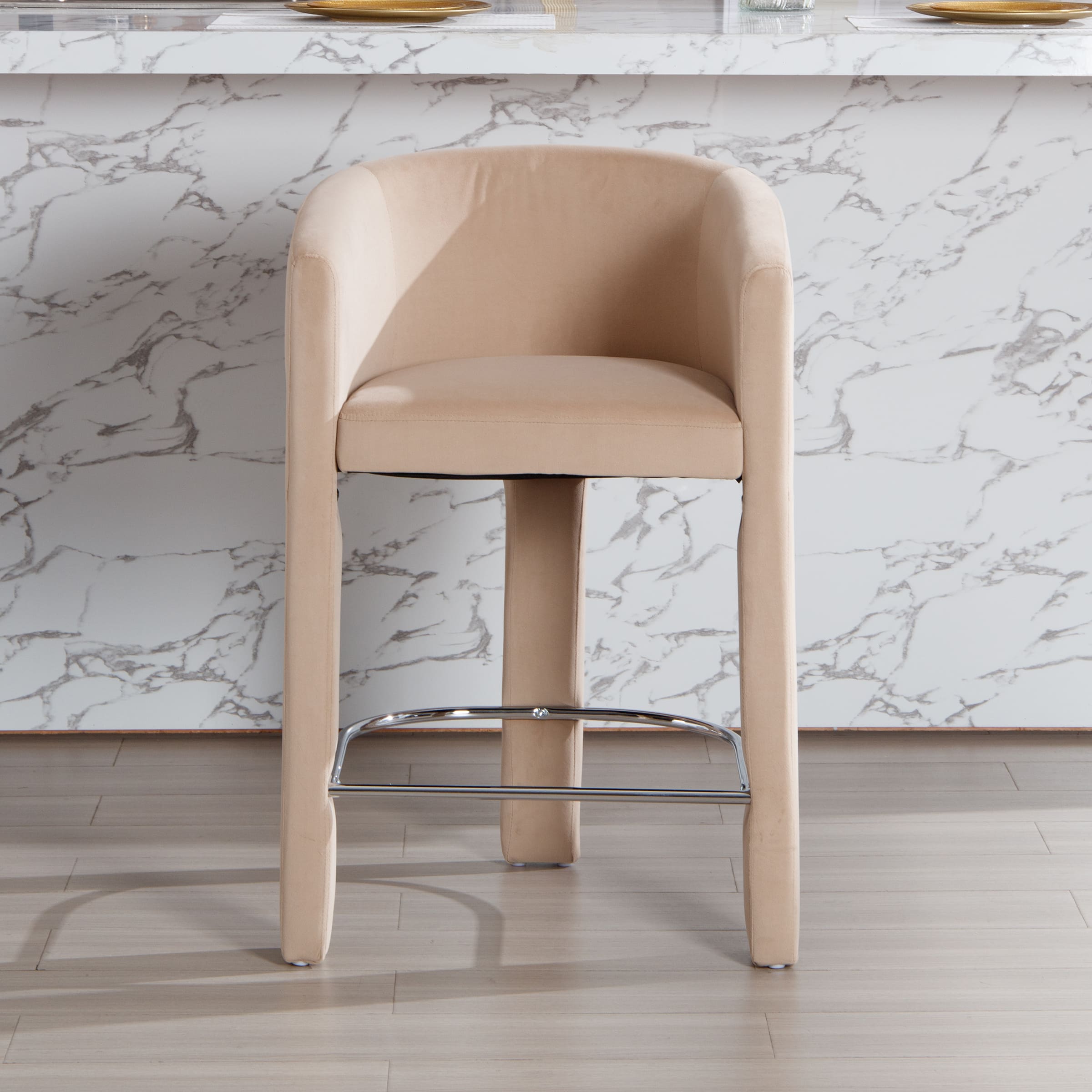 ROCITY 26'' Barrel Counter Stools 1 PCS - 55012CS