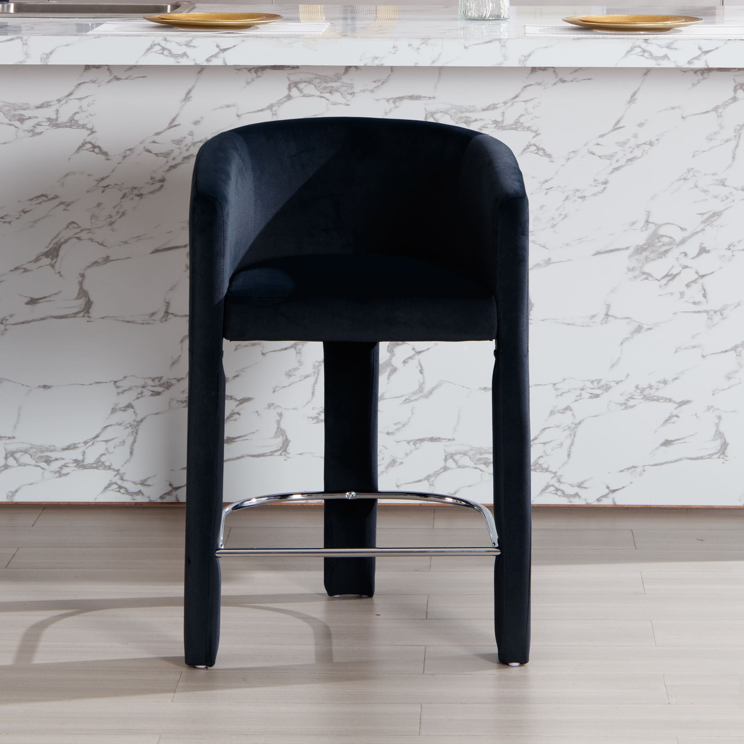 ROCITY 26'' Barrel Counter Stools 1 PCS - 55012CS