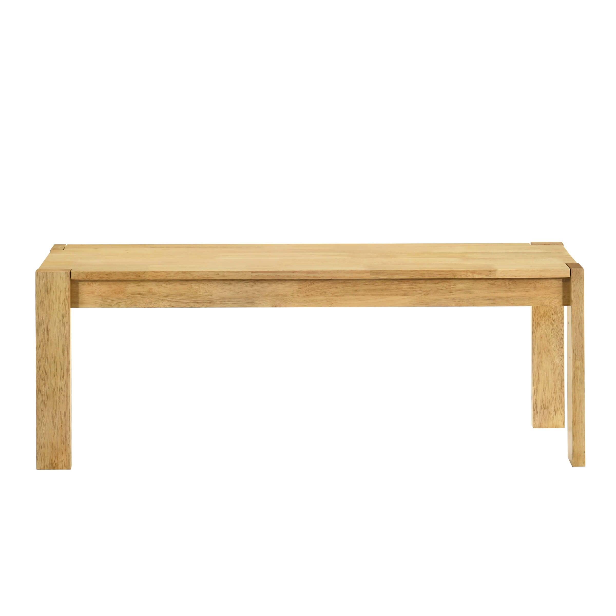 Wood bench with dimensions