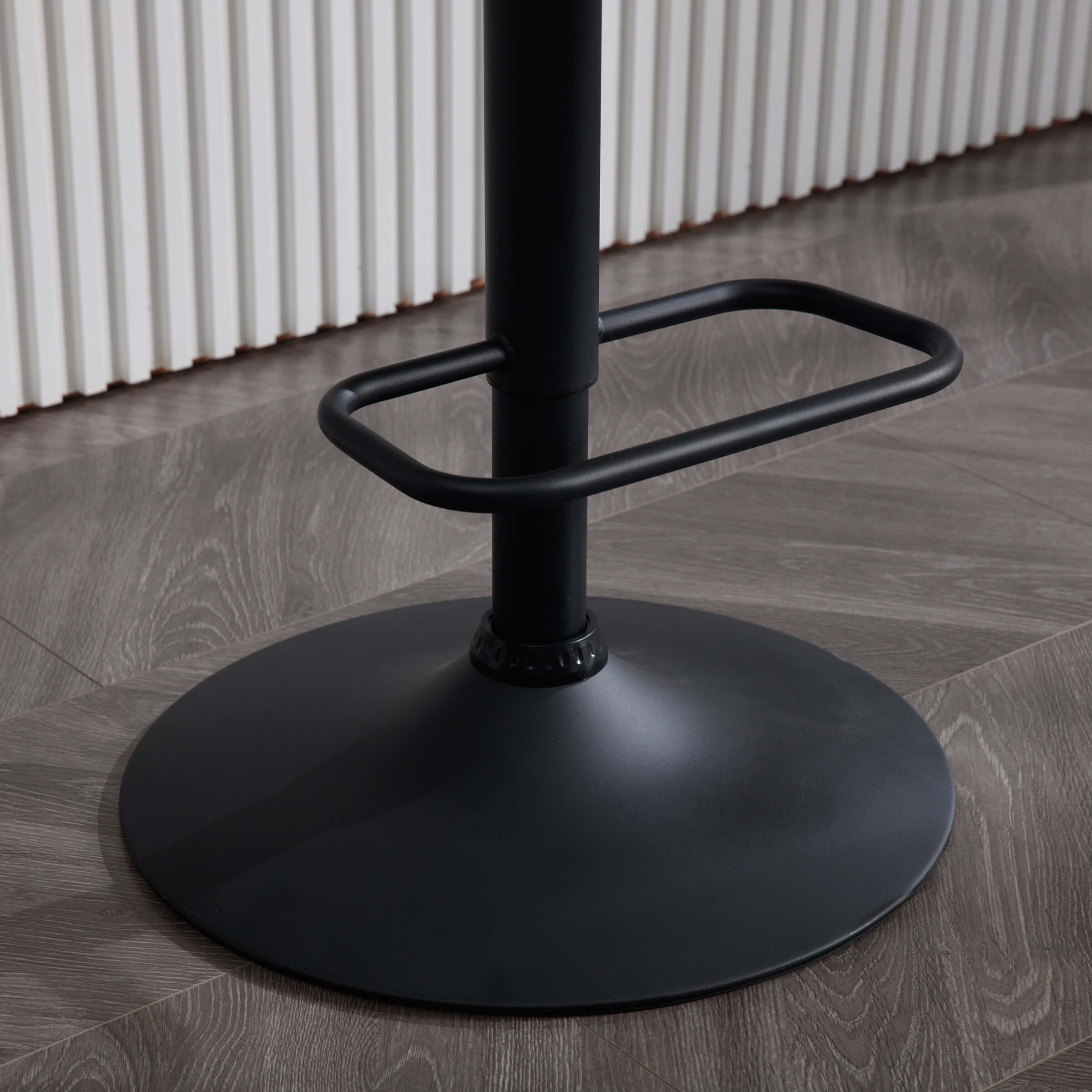 ROCITY Adjustable Modern Swivel Curved Back Bar Stools Set of 2 - 3184