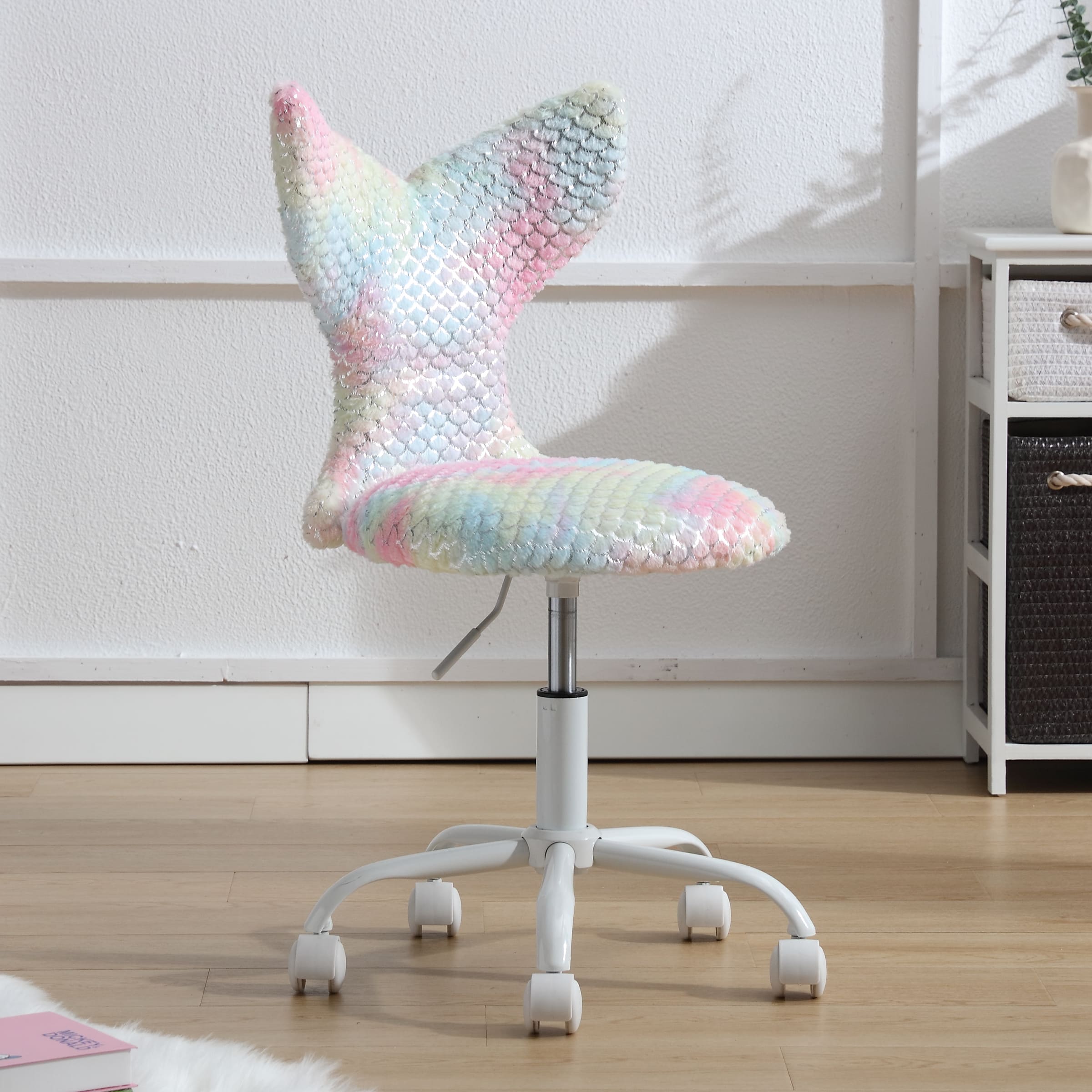 ROCITY Adjustable Swivel Mermaid Back Kids Desk Chair 1 PCS - 1722KC