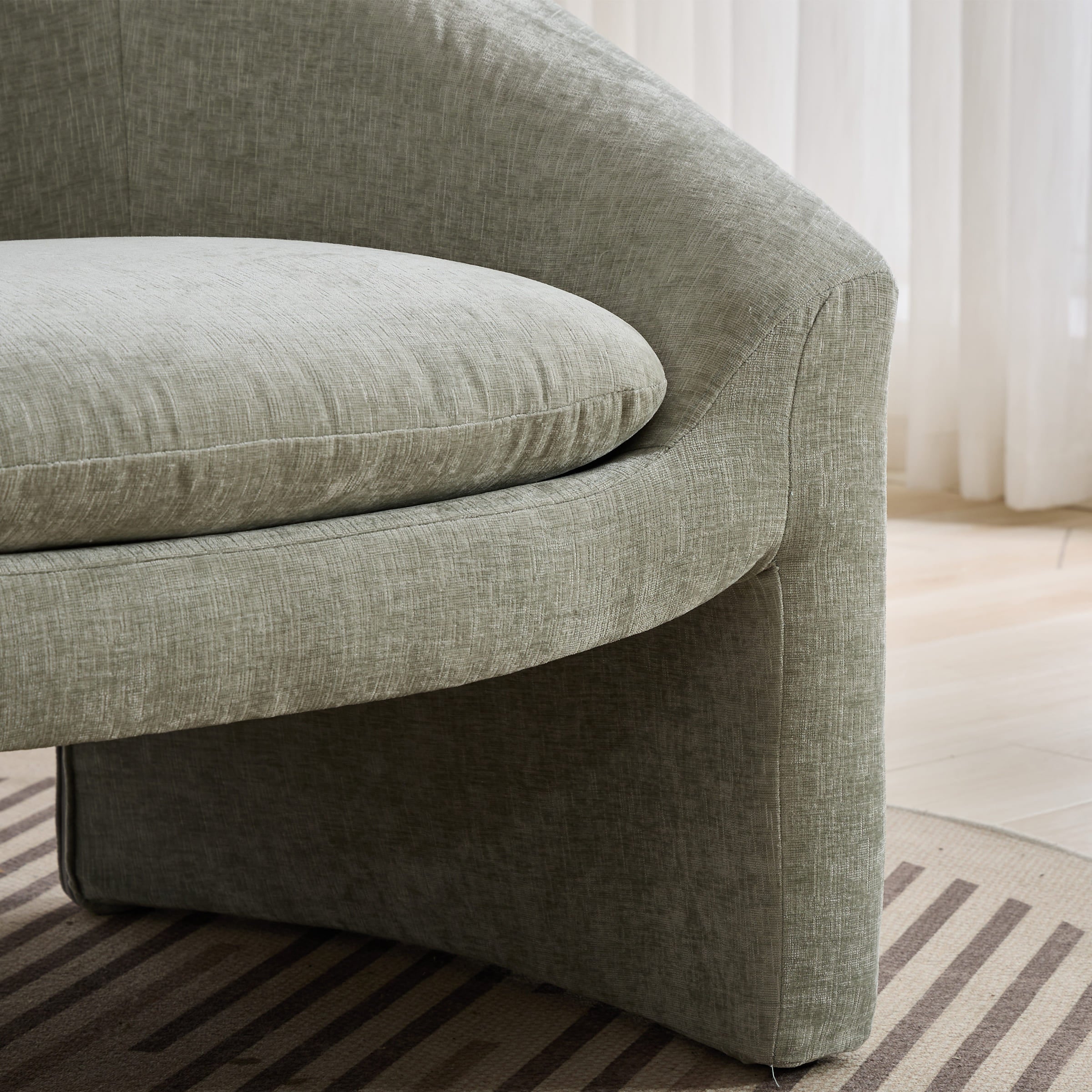 ROCITY Barrel Oversized Armchair 1 PCS - 8359AC