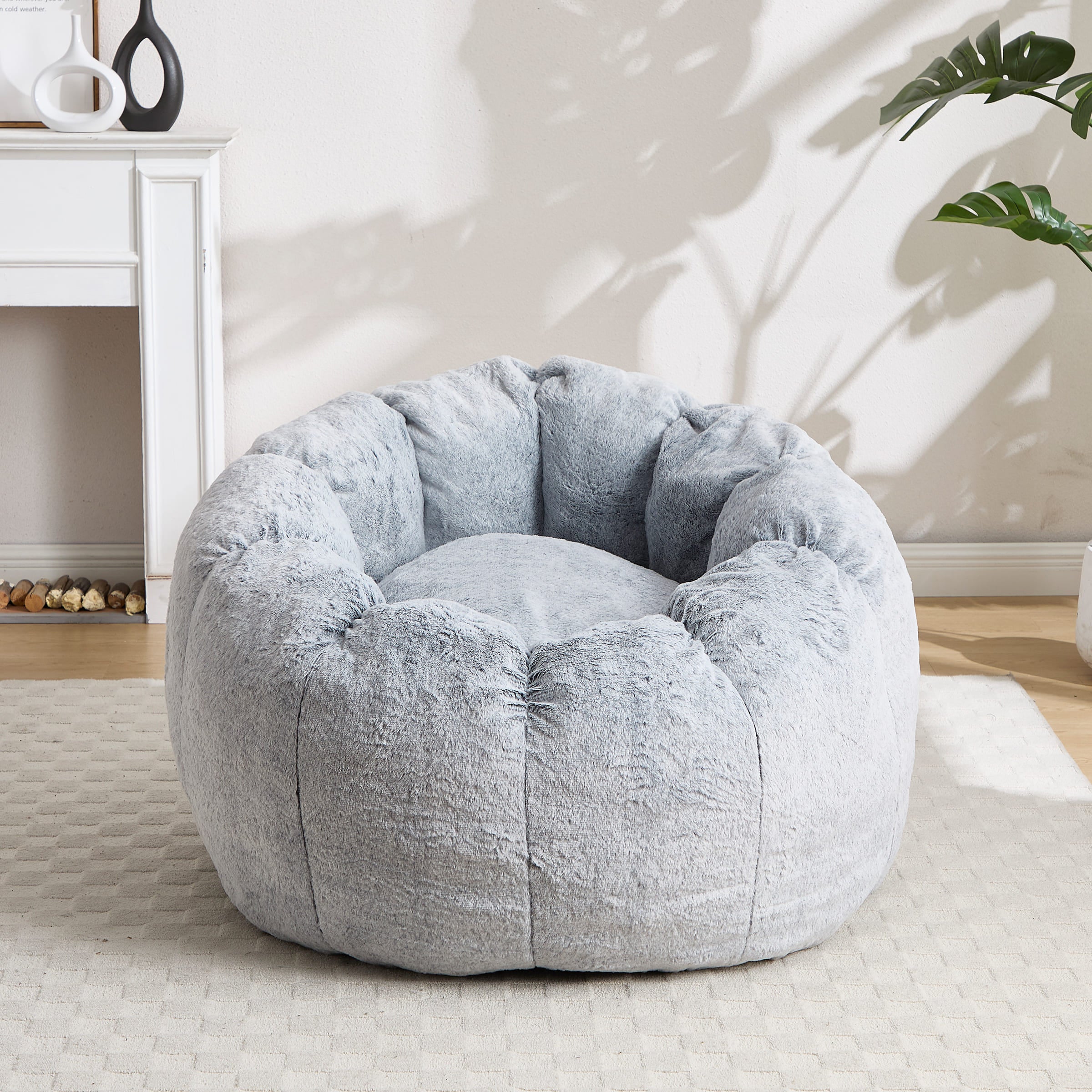 ROCITY Corduroy Bean Bag Chair Sofa - XXX22SF