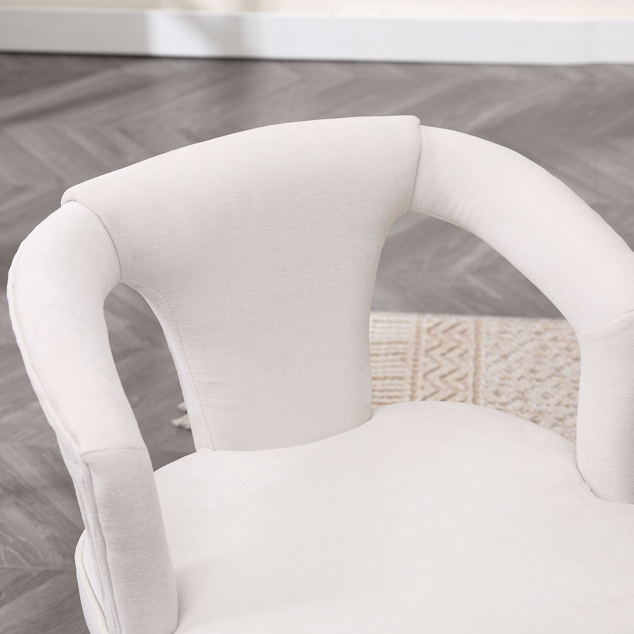 ROCITY Curved Back  Dining Room Chairs Set of 2 - 10030DC