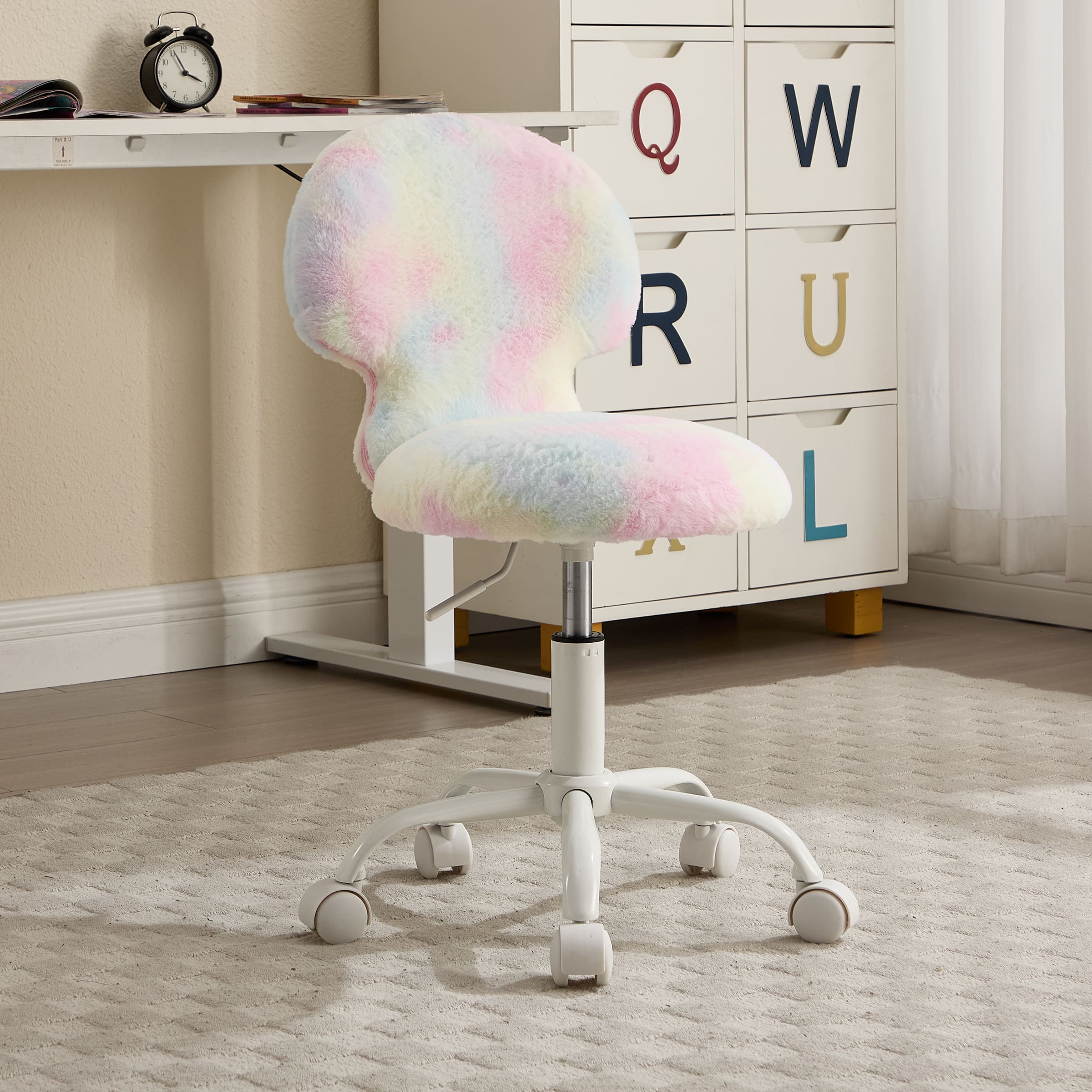 ROCITY Cute Mushroom Ear Backrest Kids Desk Chairs - 4009KC