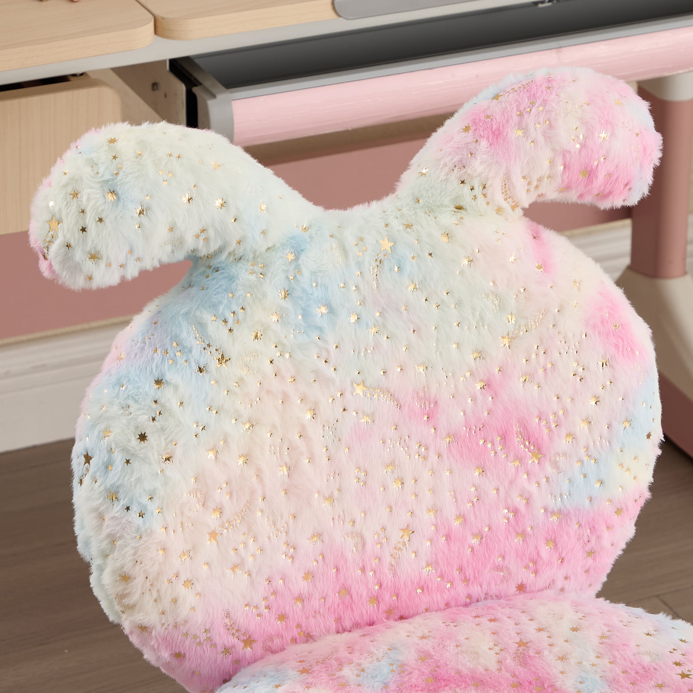ROCITY Cute Bunny Ear Backrest Kids Desk Chairs - 4001KC
