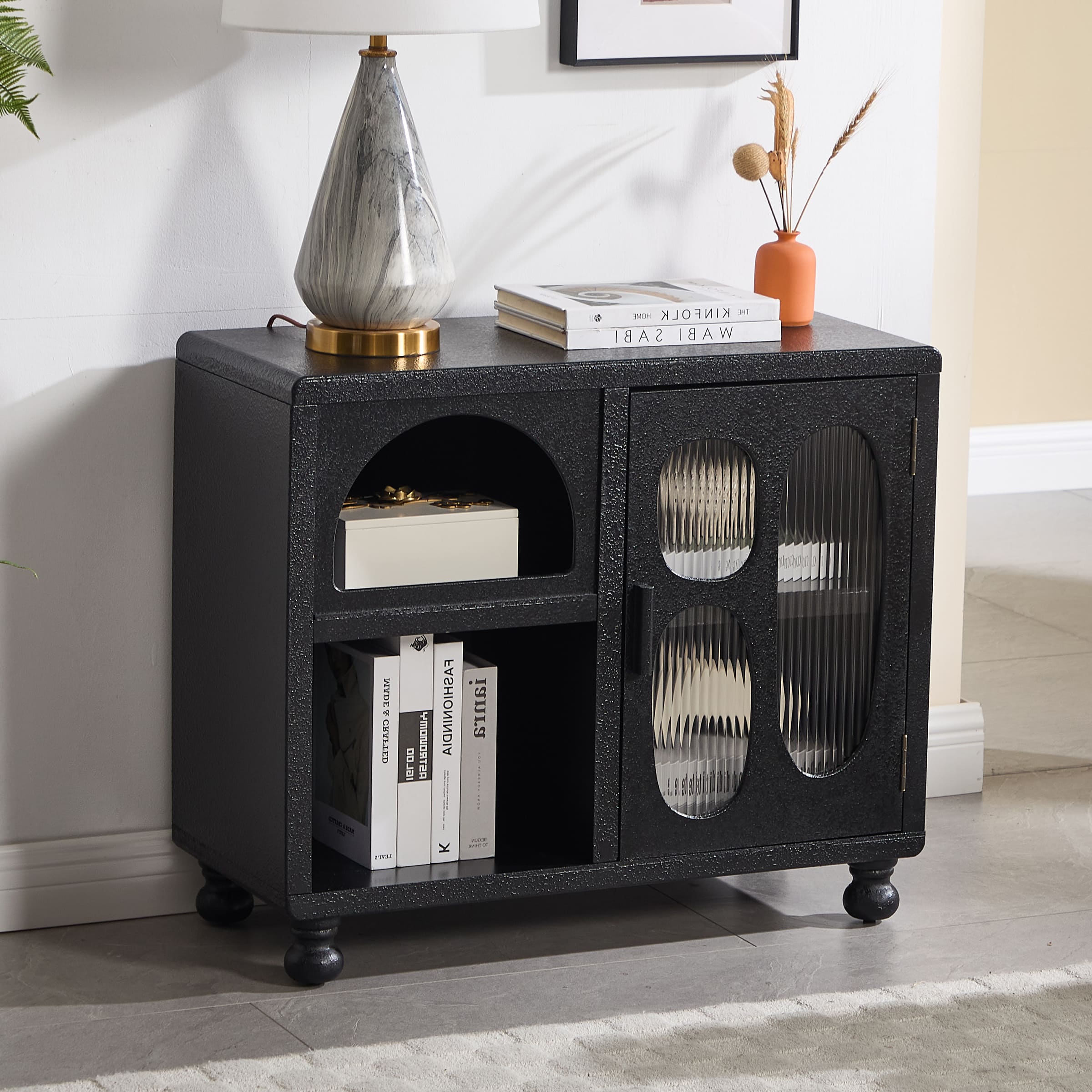 ROCITY Hollow Display Cabinet with Irregular Door - 41538&41539CB