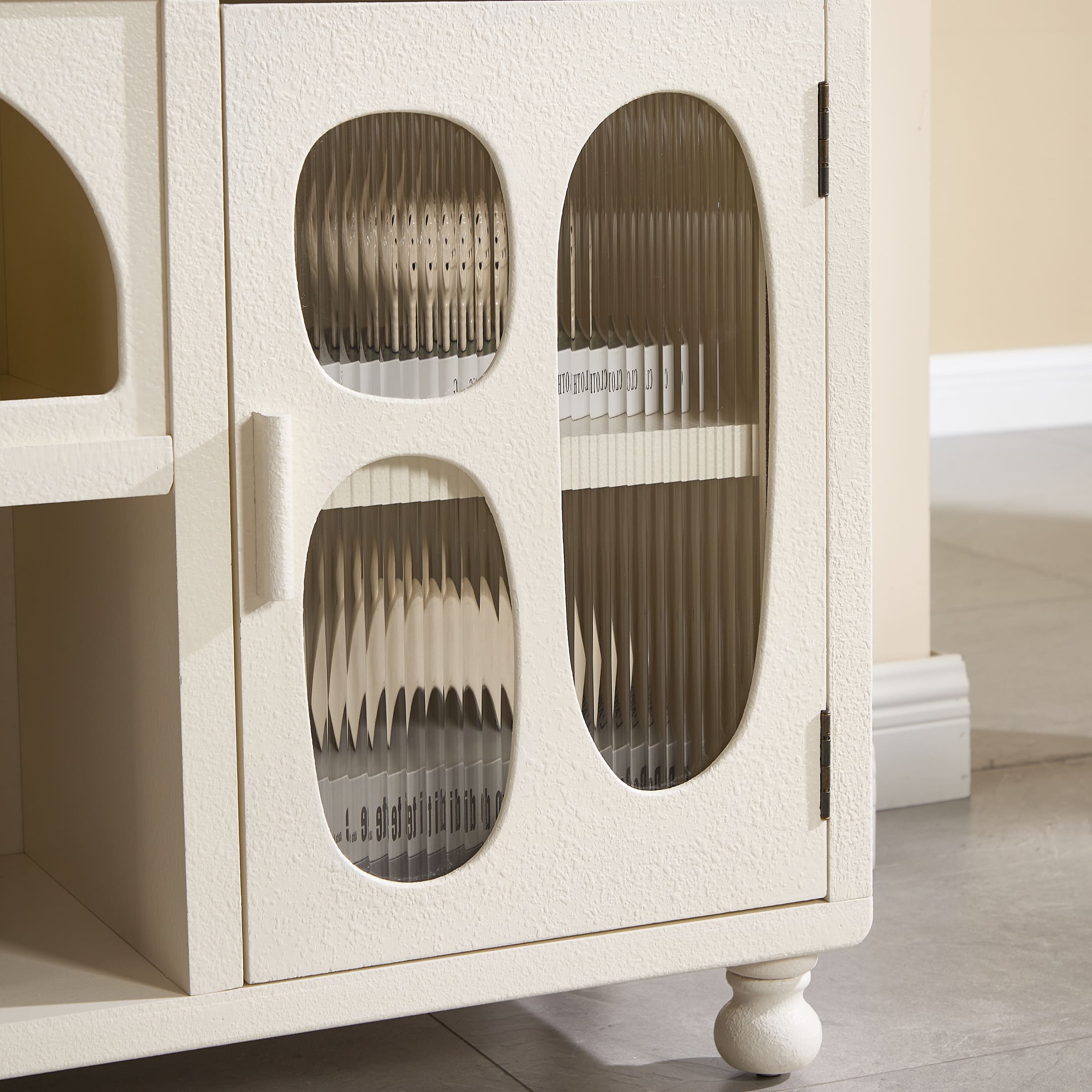 ROCITY Hollow Display Cabinet with Irregular Door - 41538&41539CB