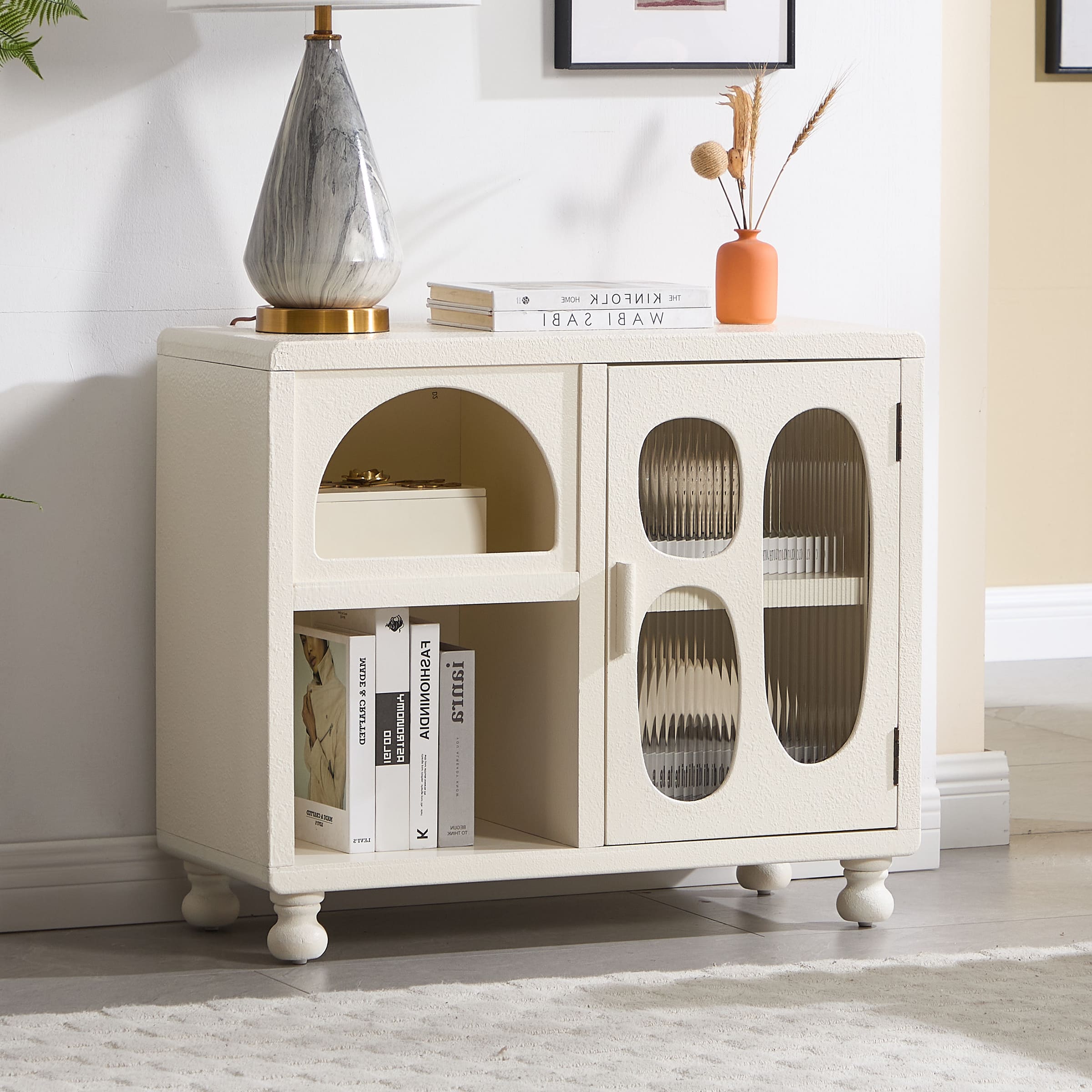 ROCITY Hollow Display Cabinet with Irregular Door - 41538&41539CB